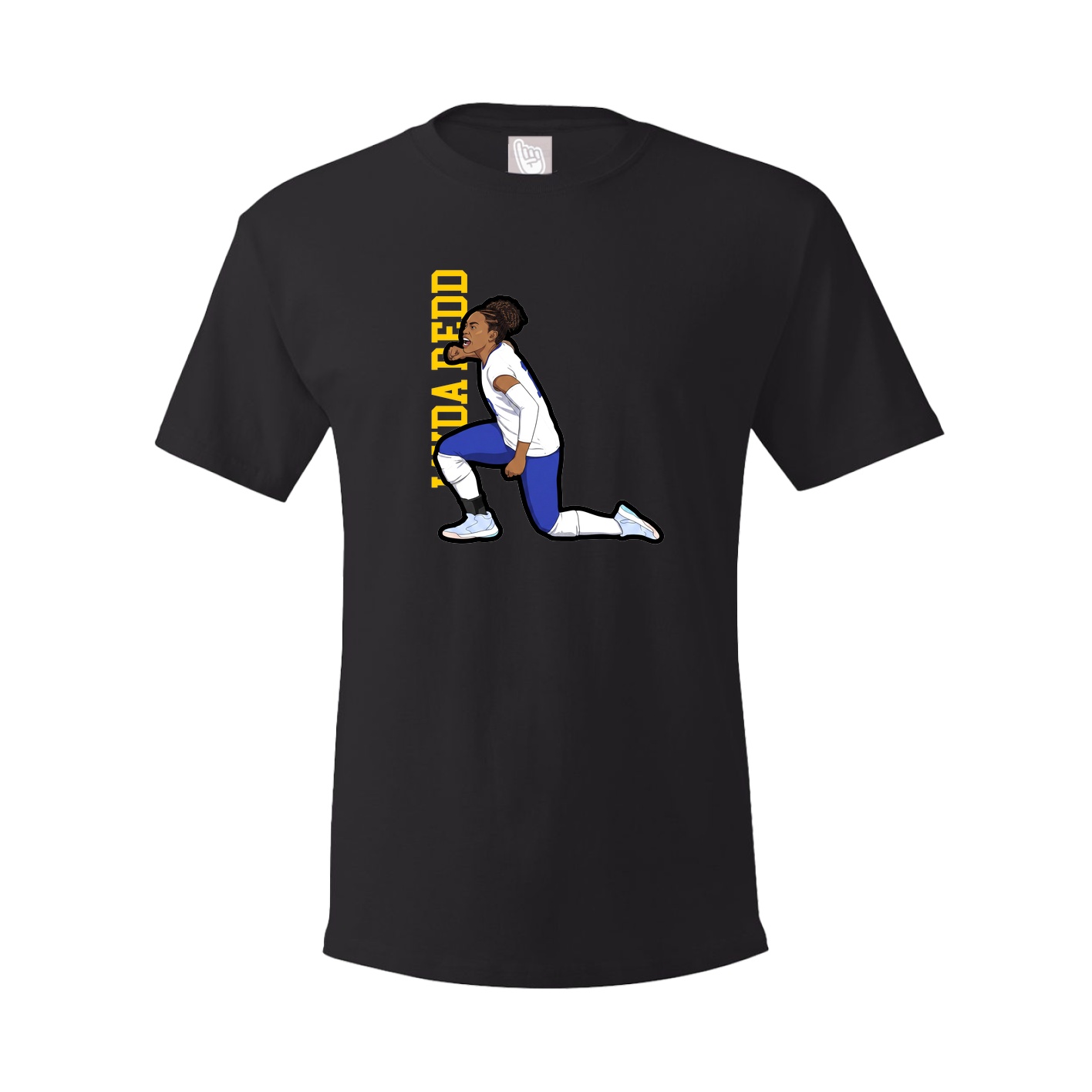 Tee — Name Vertical in Black