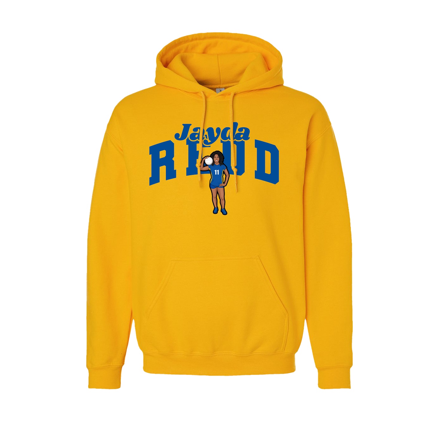 Hoodie — Signature Arch in Gold