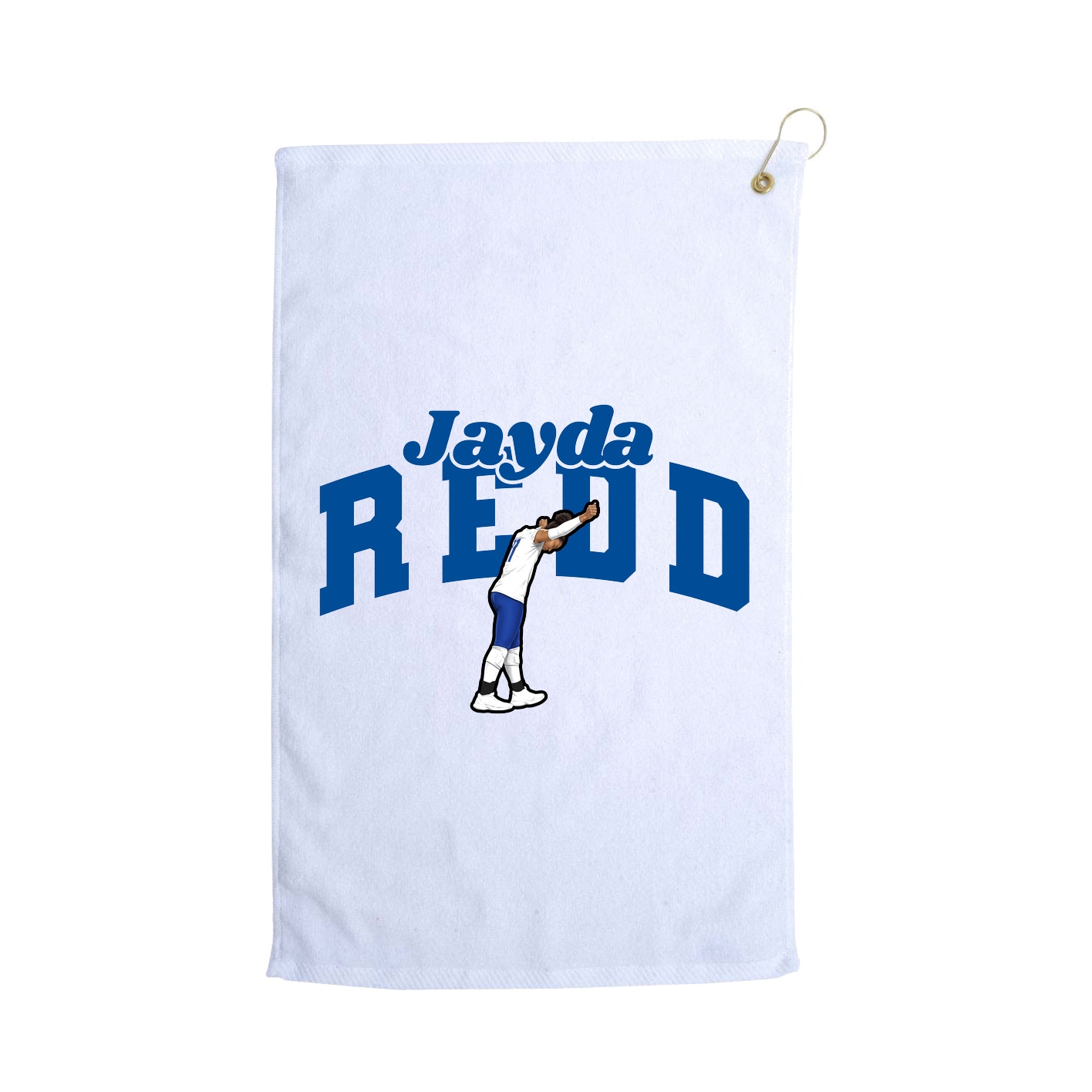 Golf Towel — Signature Arch in White
