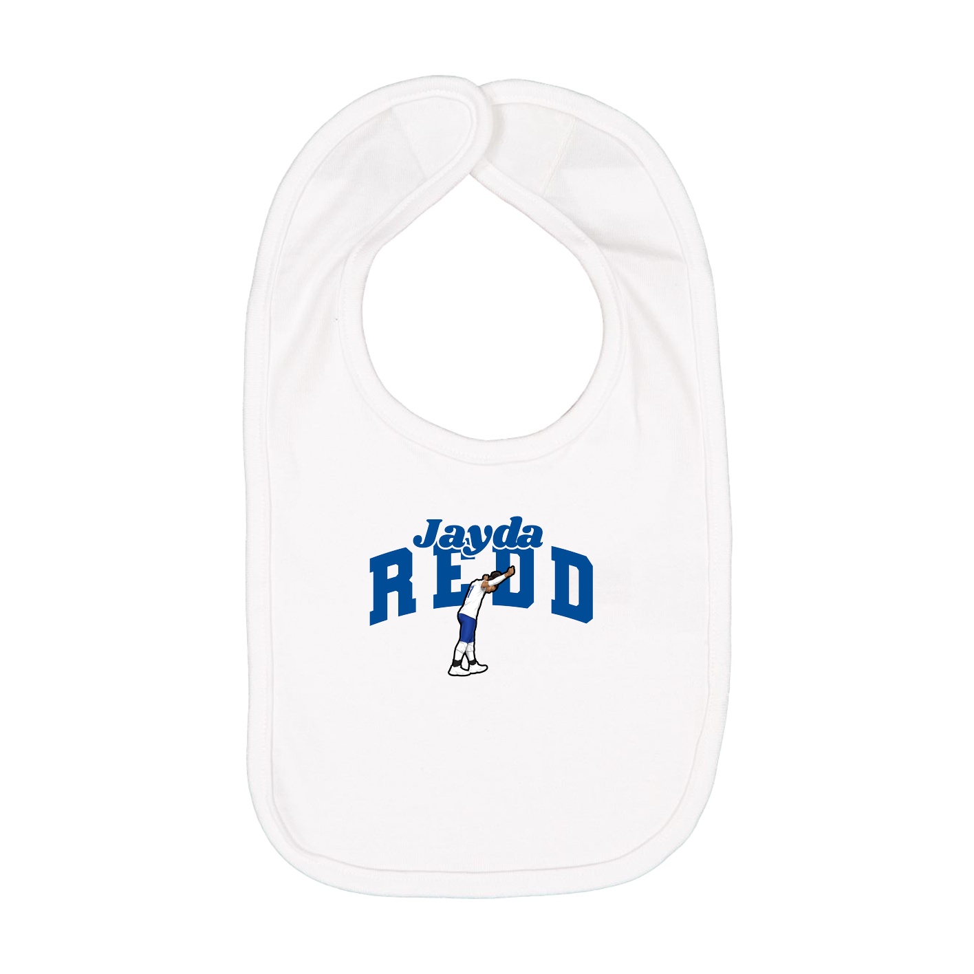 Infant Bib — Signature Arch in White