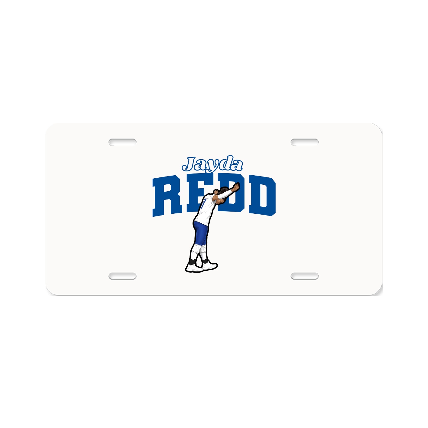 License Plate — Name Arch in Classic