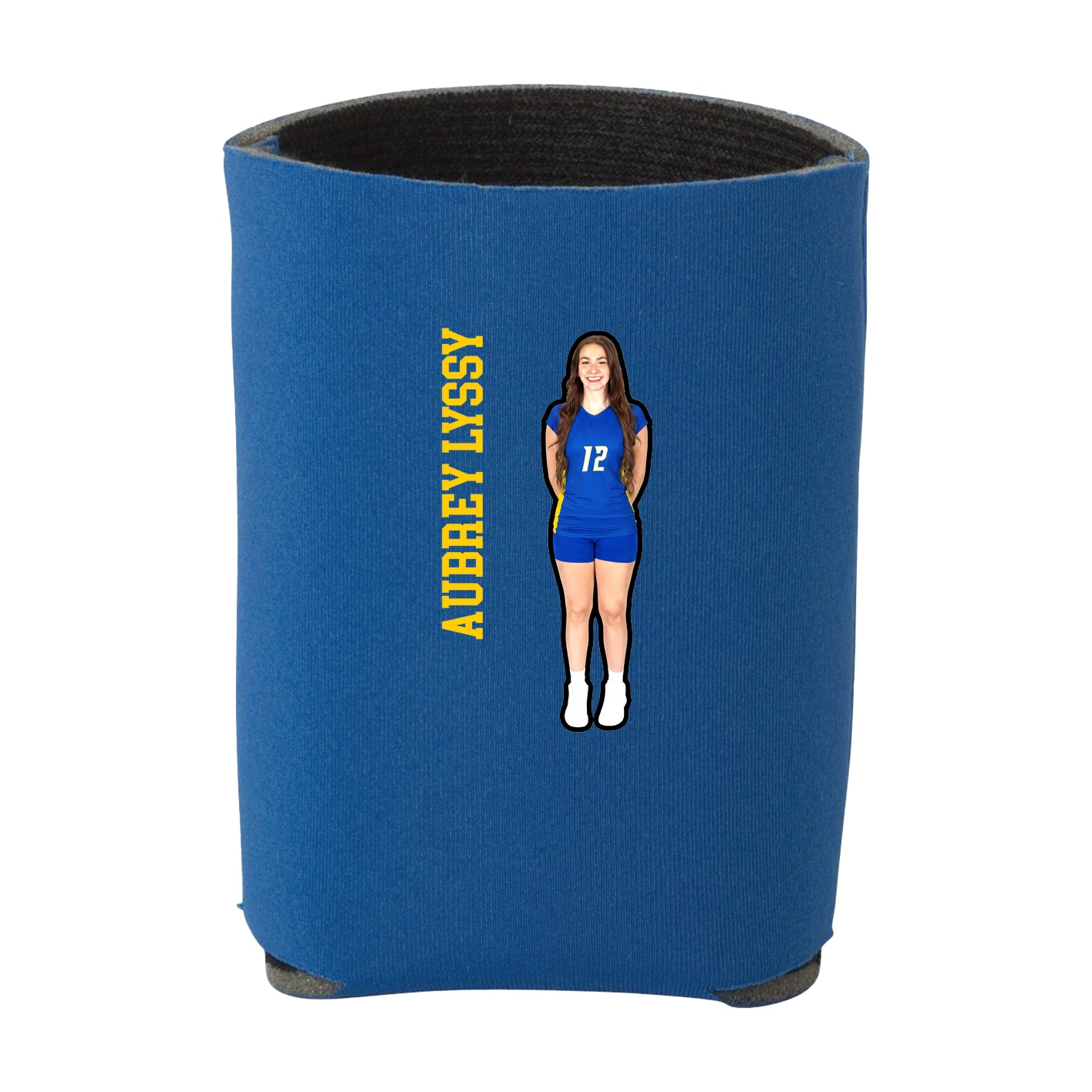 Can Holder — Name Vertical in Royal
