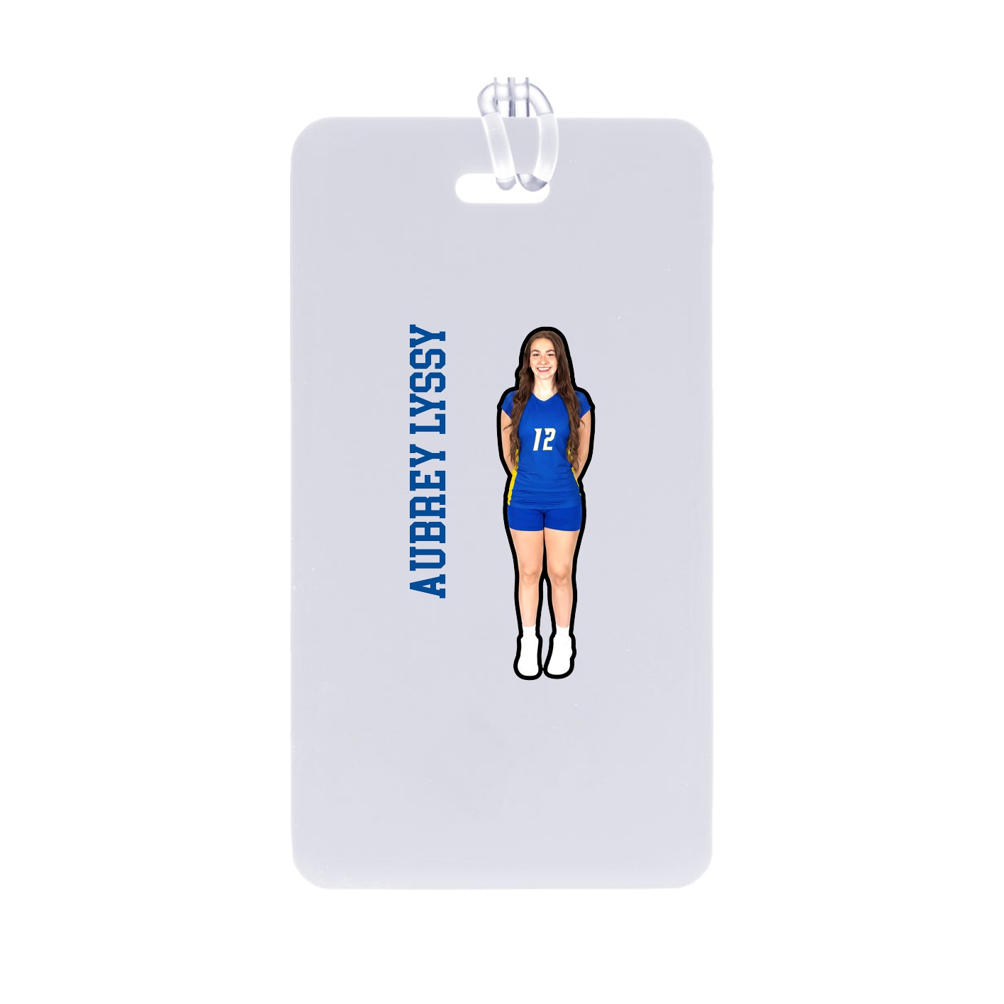 Bag Tag — Name Vertical in Classic