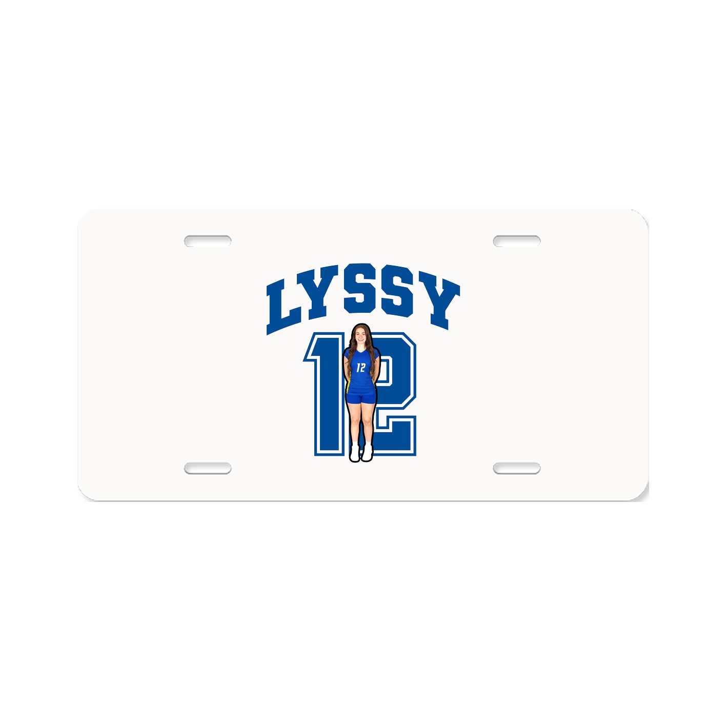 License Plate — Number in Classic