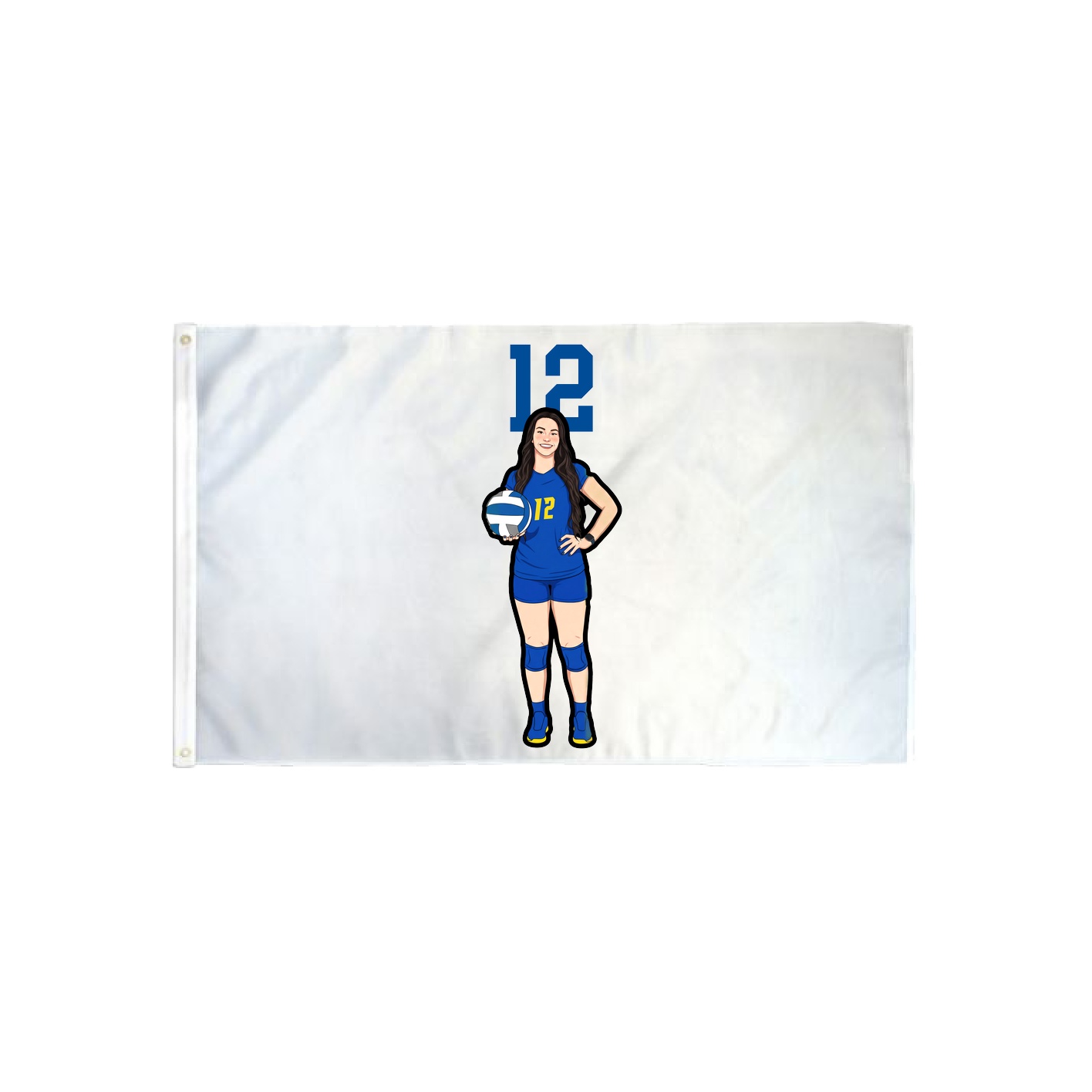 3x5 Flag — Number Top in Classic
