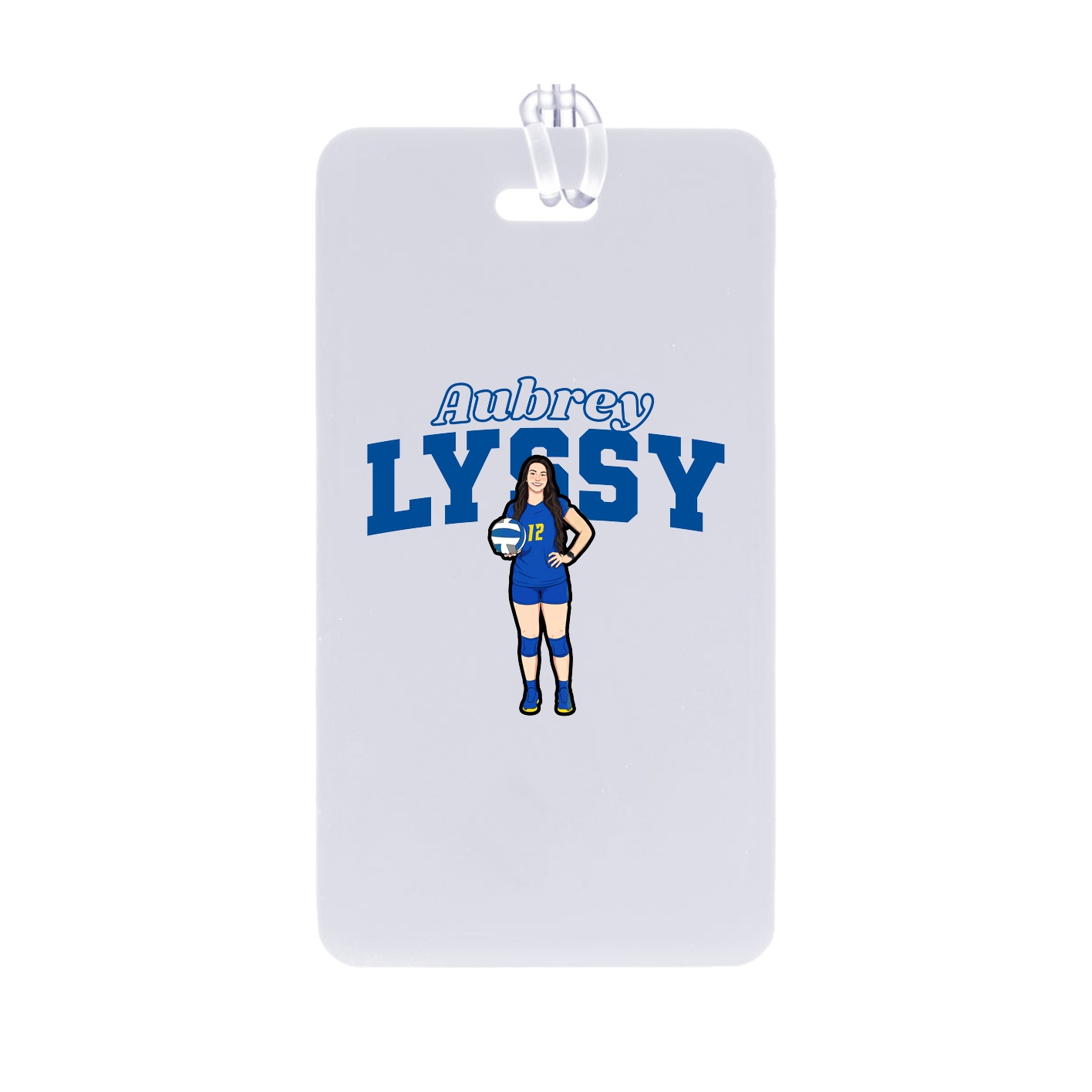 Bag Tag — Name Arch in Classic