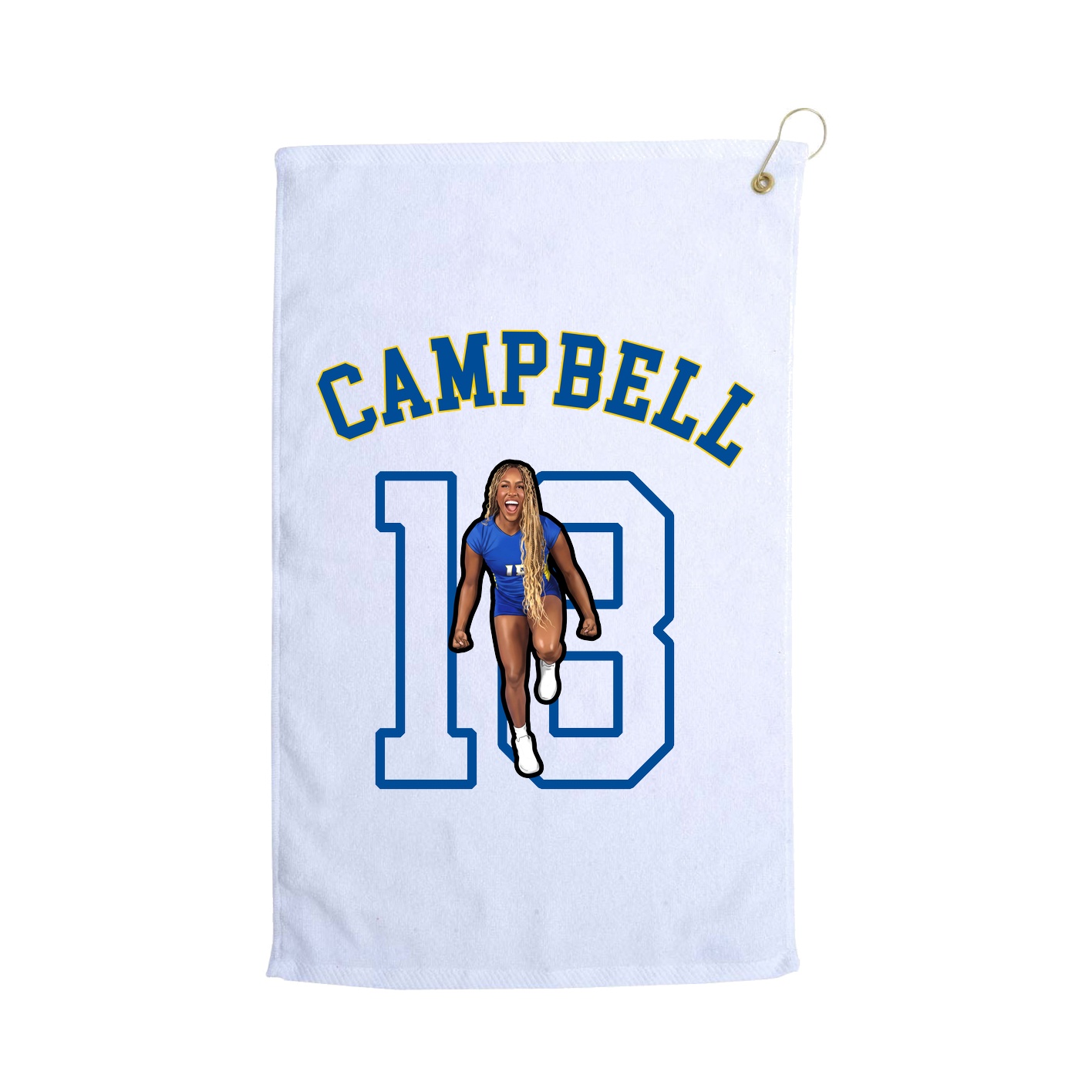 Golf Towel — Shirsey Arch in White