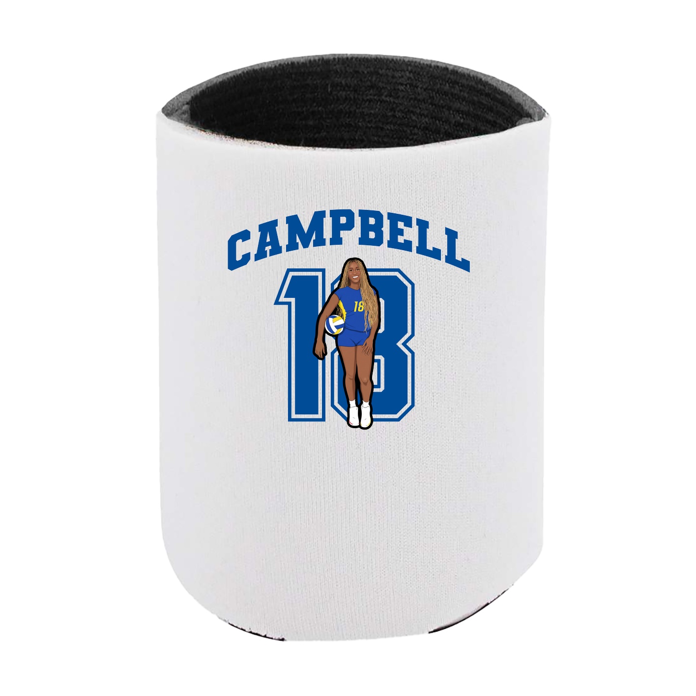 Can Holder — Number in White