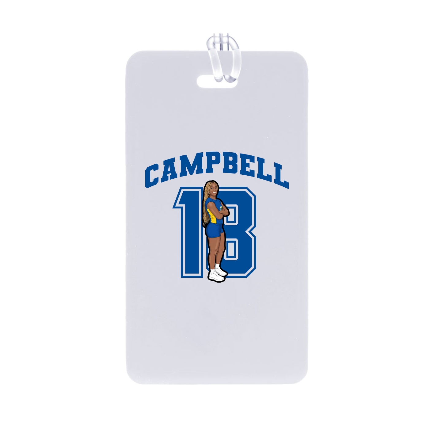 Bag Tag — Number in Classic