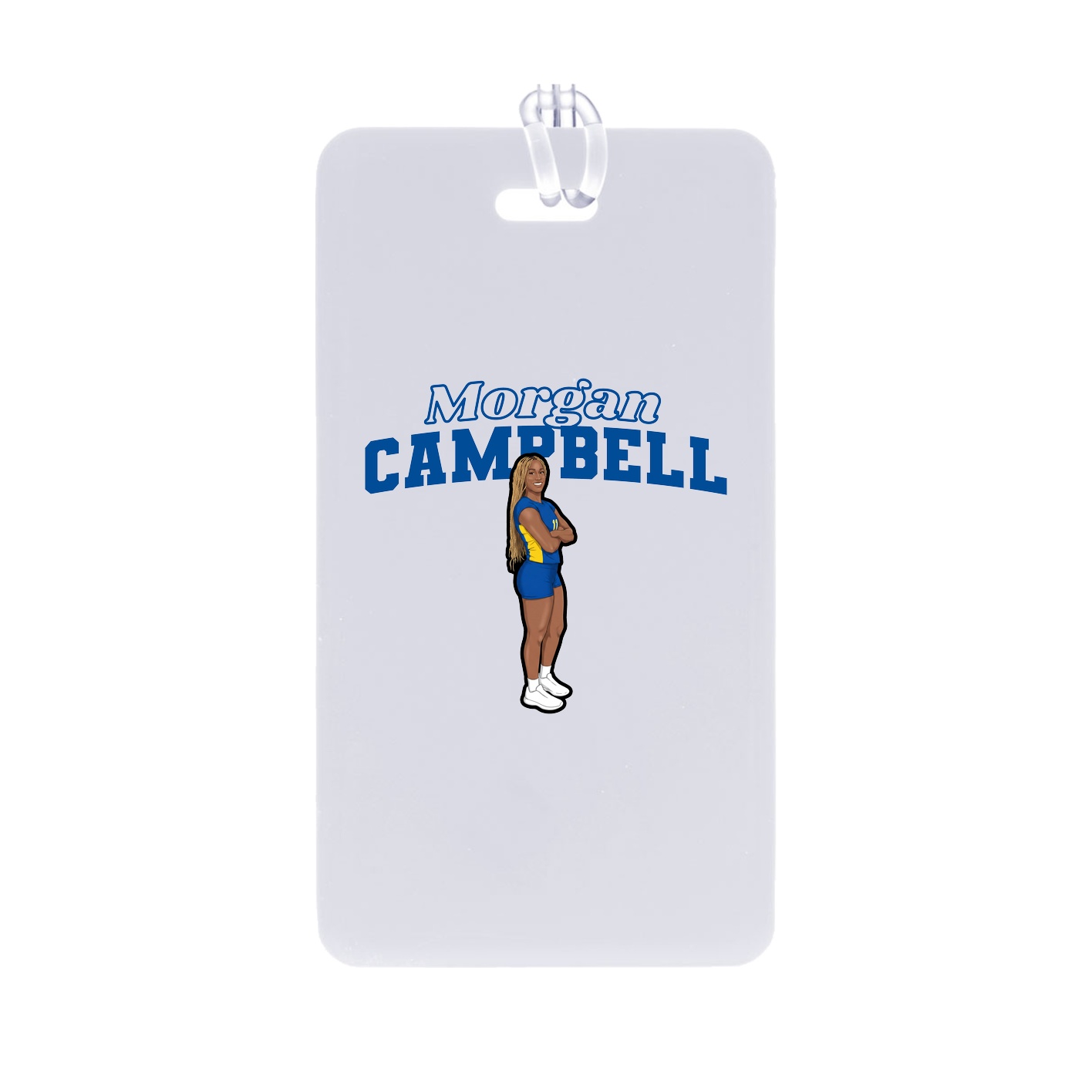 Bag Tag — Name Arch in Classic