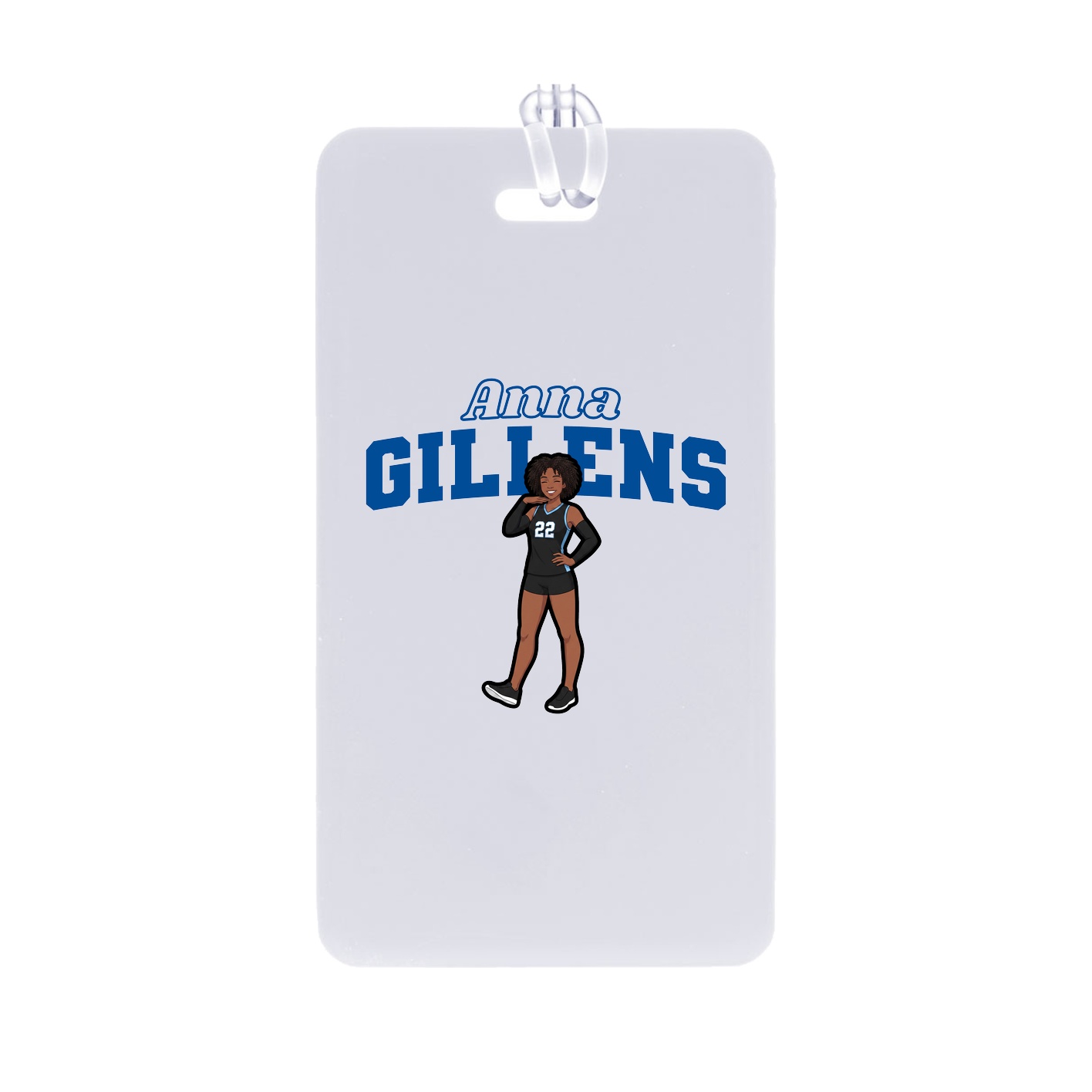 Bag Tag — Name Arch in Classic