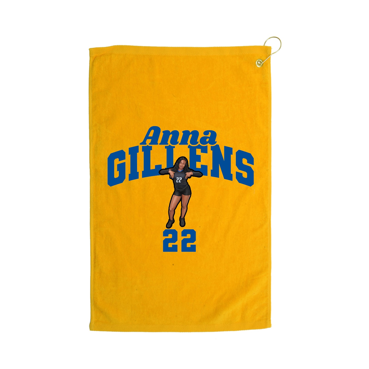 Golf Towel — Signature Arch in Gold