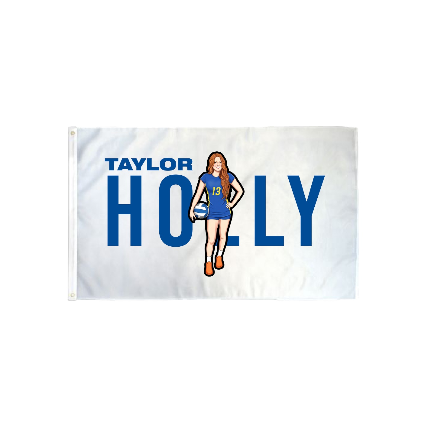 3x5 Flag — Player Name in Classic