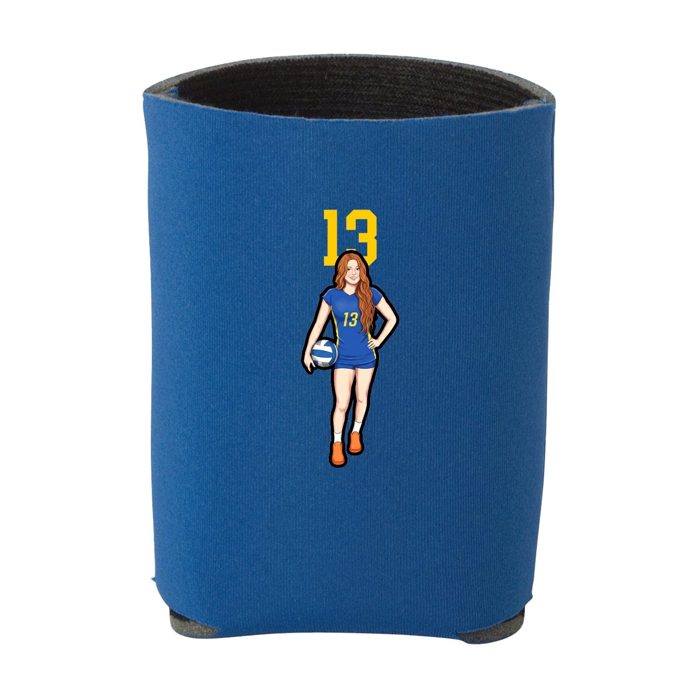 Can Holder — Number Top in Royal