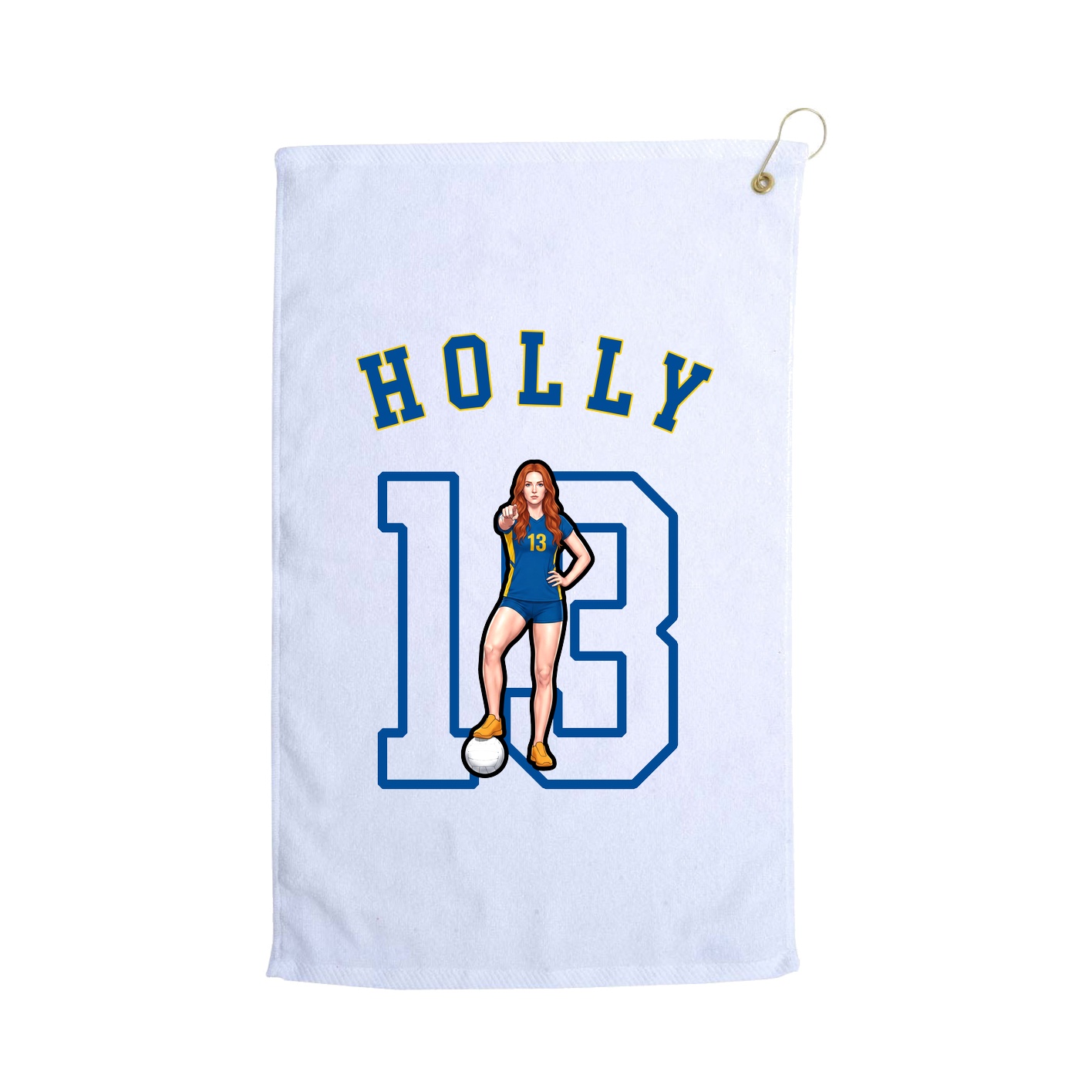 Golf Towel — Shirsey Arch in White