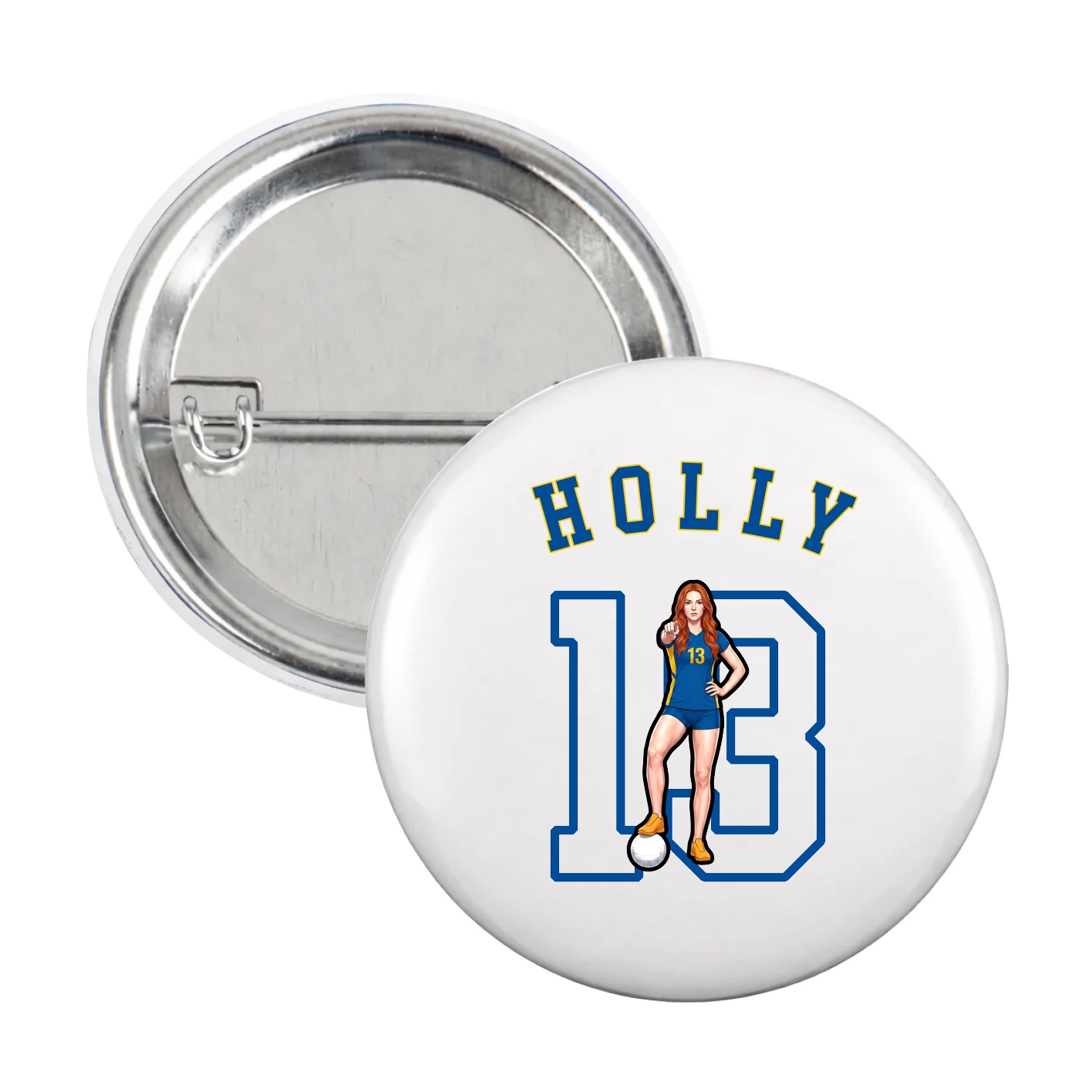 Game Day Button — Shirsey Arch in White