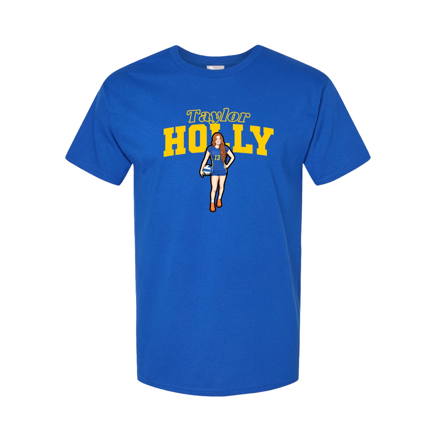 Tee — Name Arch in Royal
