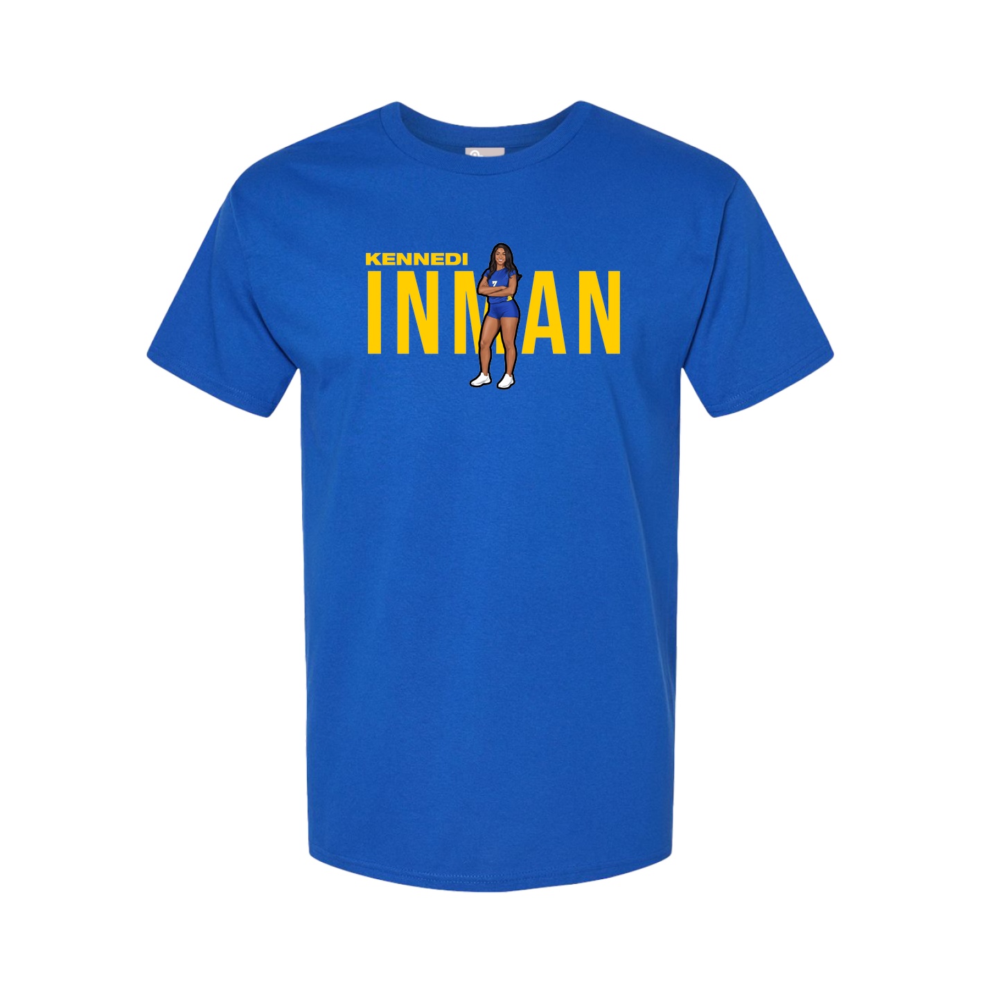 Tee — Player Name in Royal