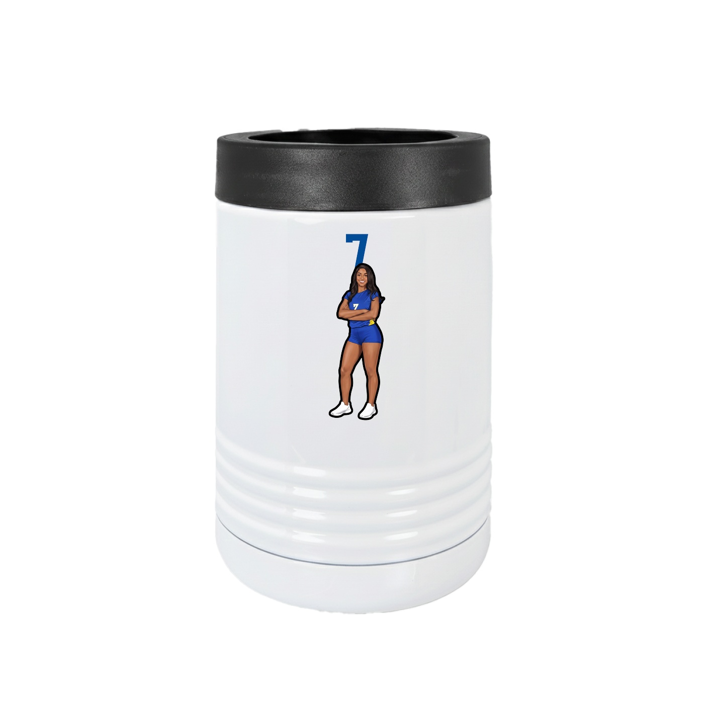 Beverage Holder — Number Top in White