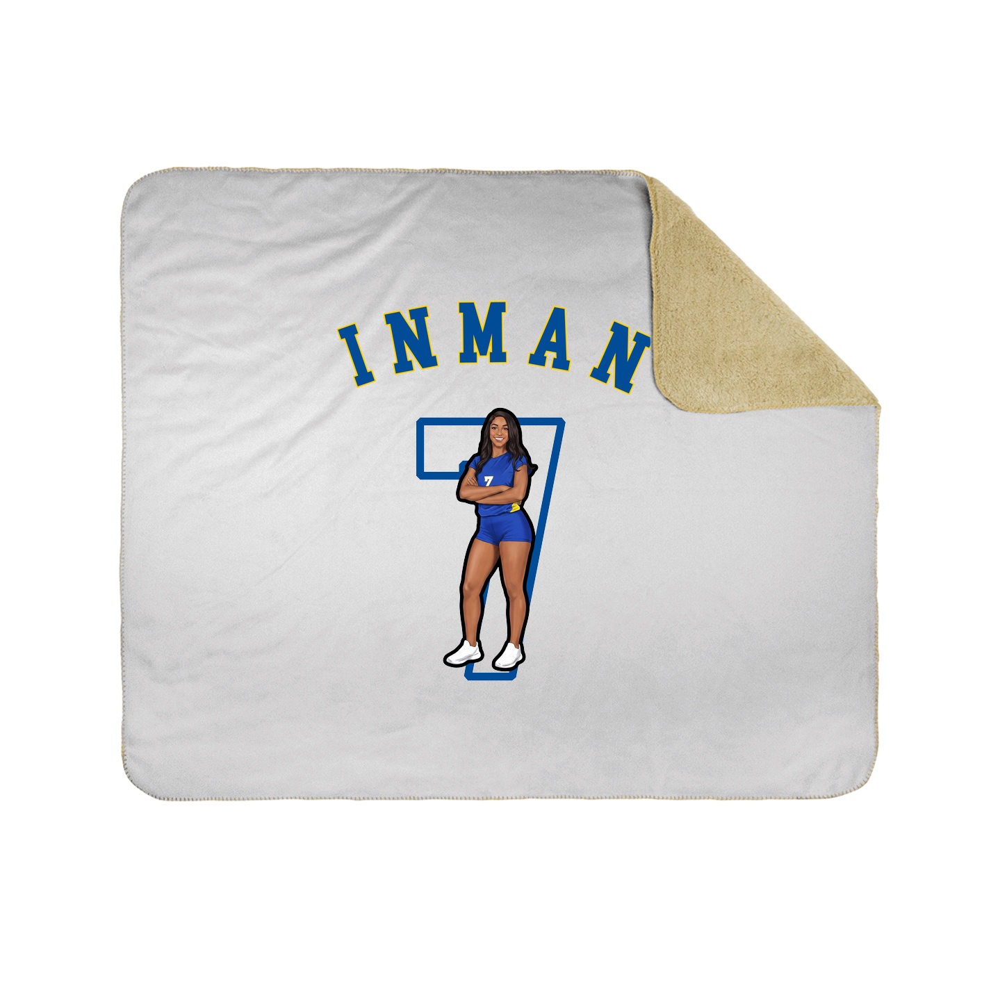 Throw Blanket — Shirsey Arch in White