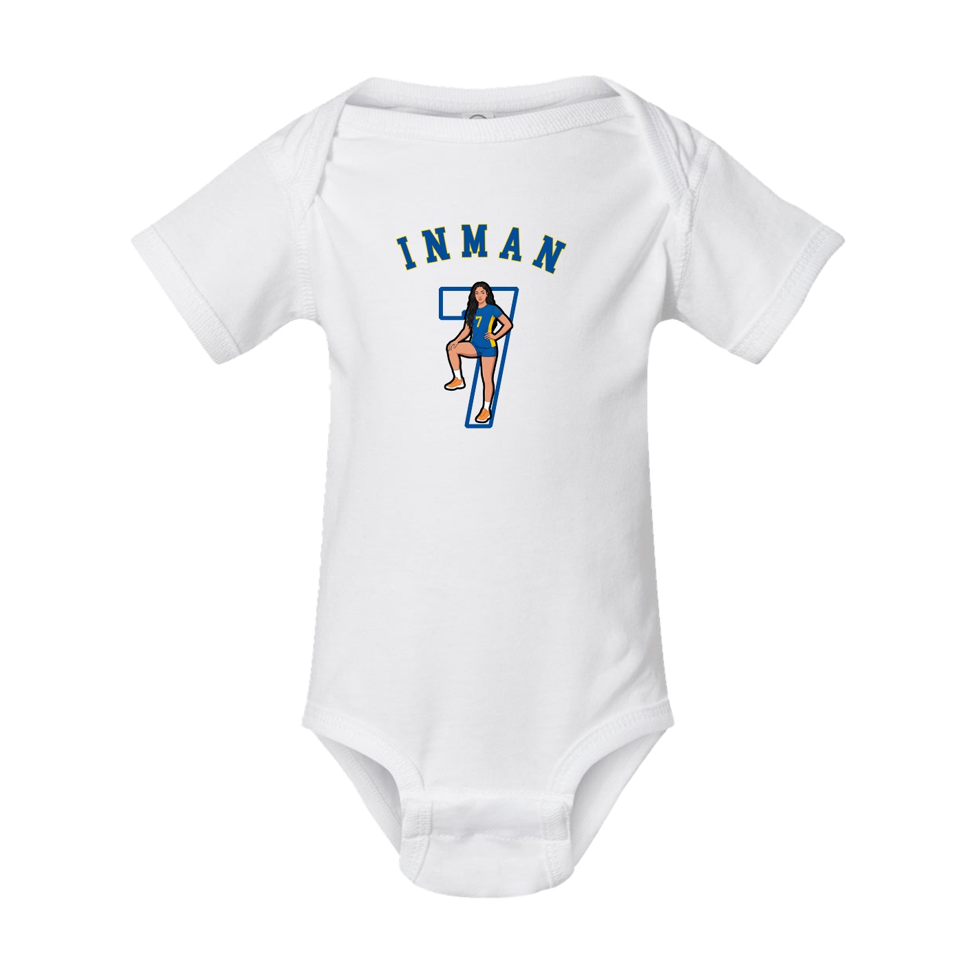 Baby Onesie — Shirsey Arch in White