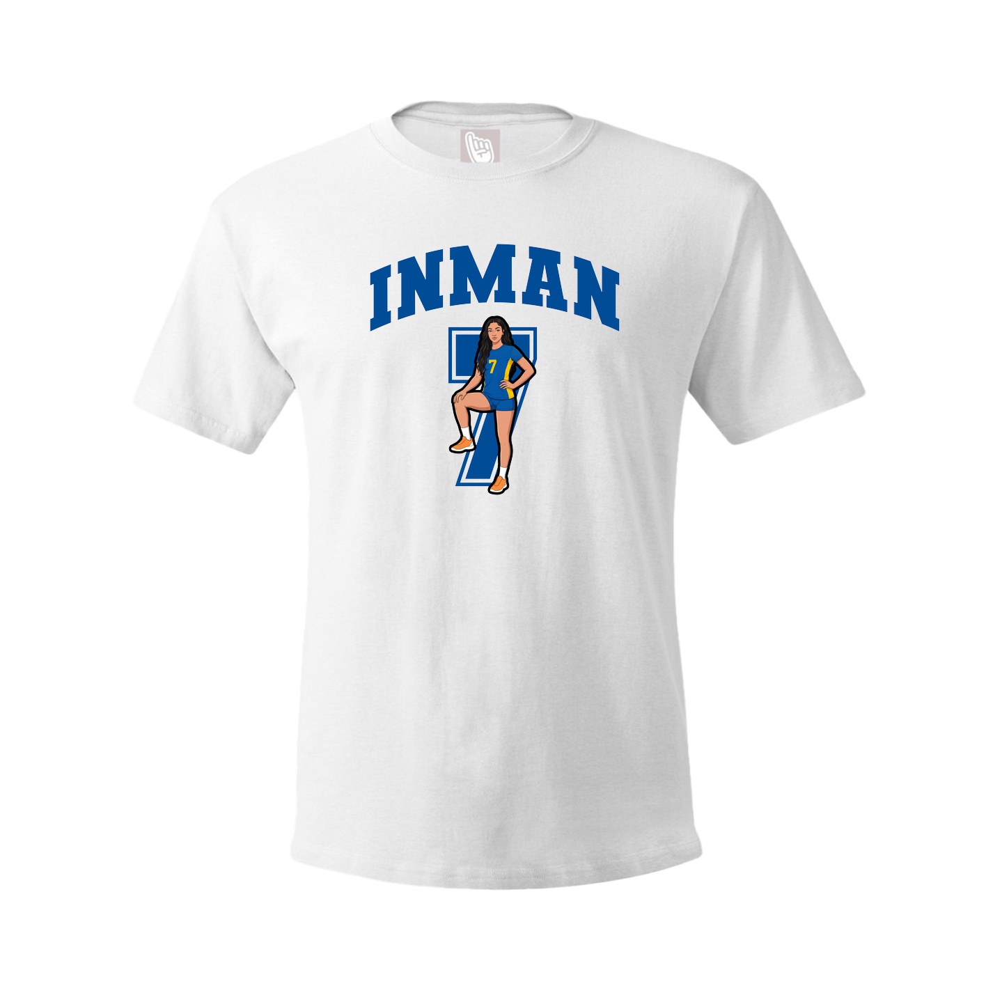 Tee — Number in White