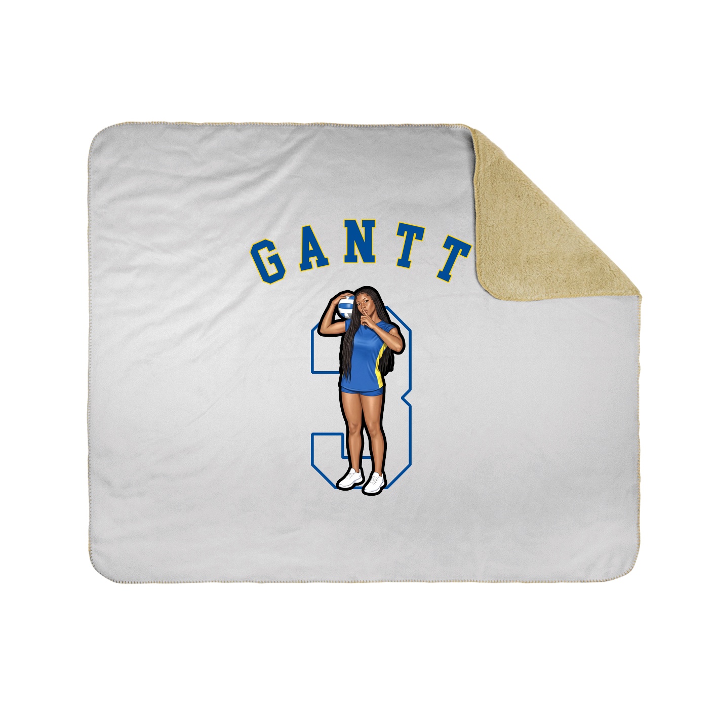 Throw Blanket — Shirsey Arch in White