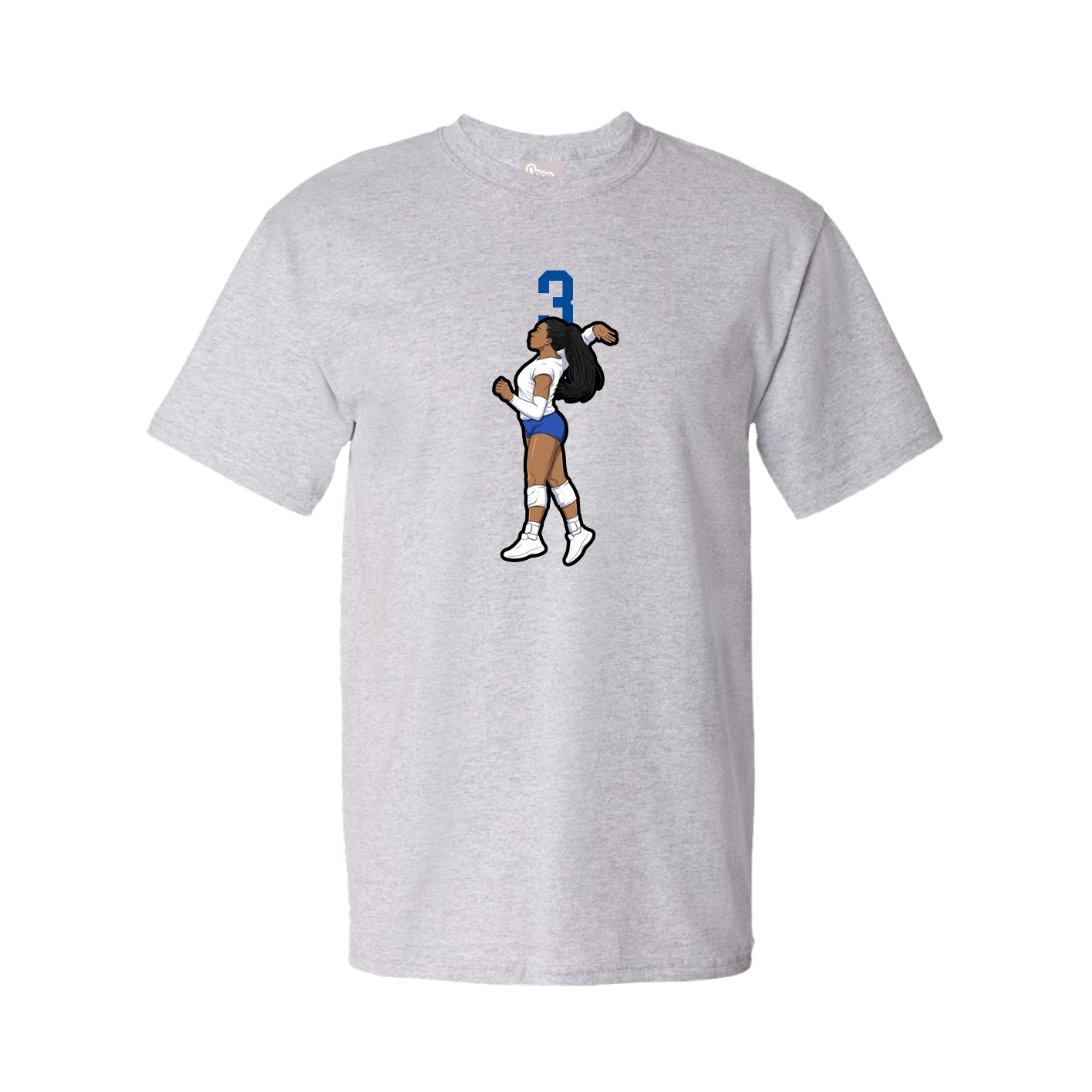 Tee — Number Top in Grey