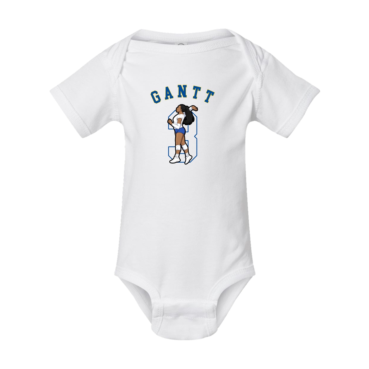 Baby Onesie — Shirsey Arch in White