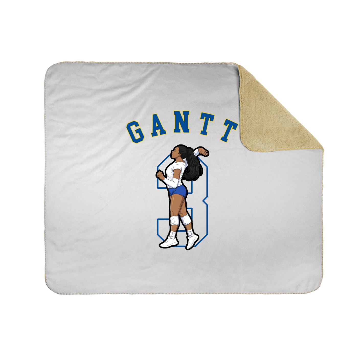 Throw Blanket — Shirsey Arch in White