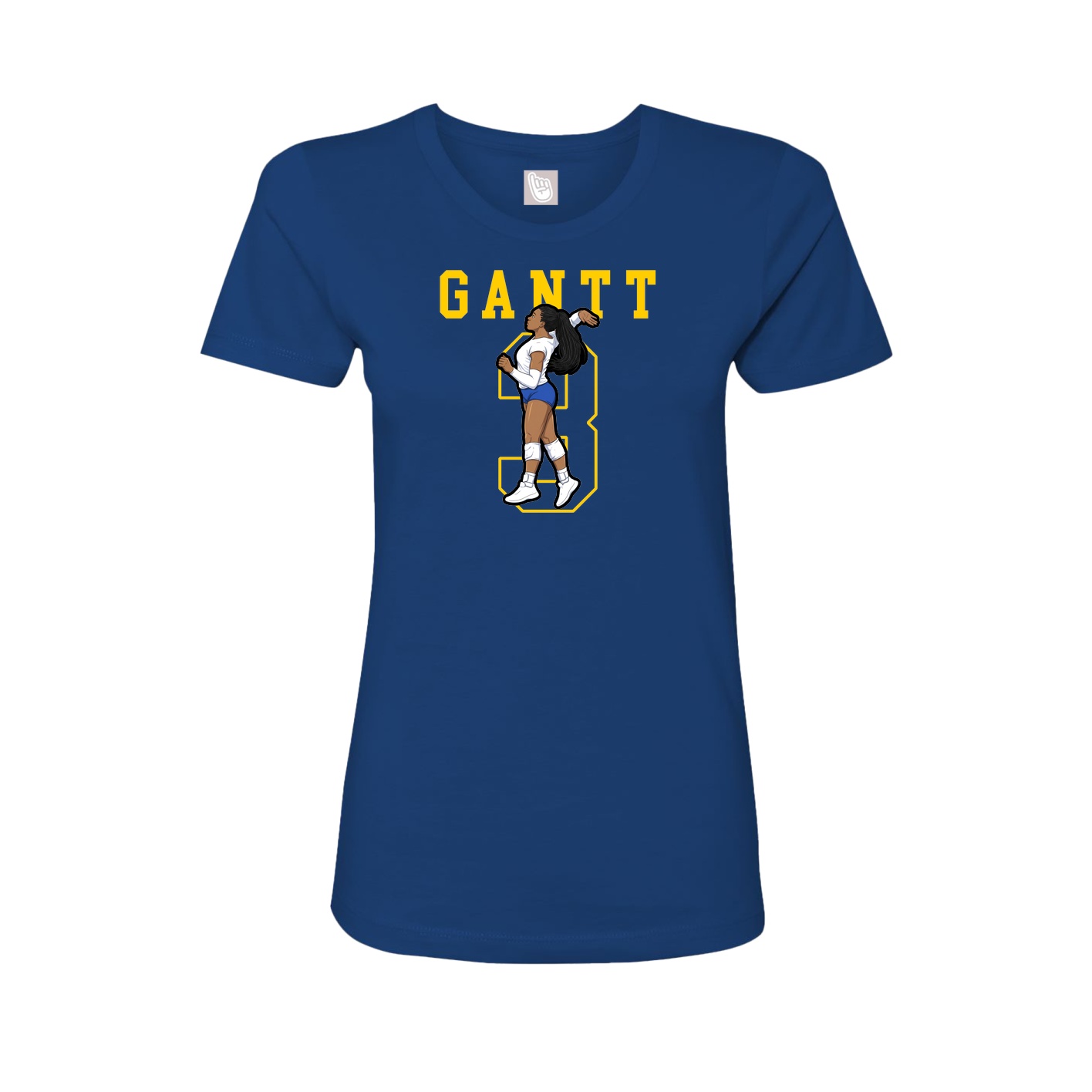 Fitted Women's Tee — Shirsey in Royal