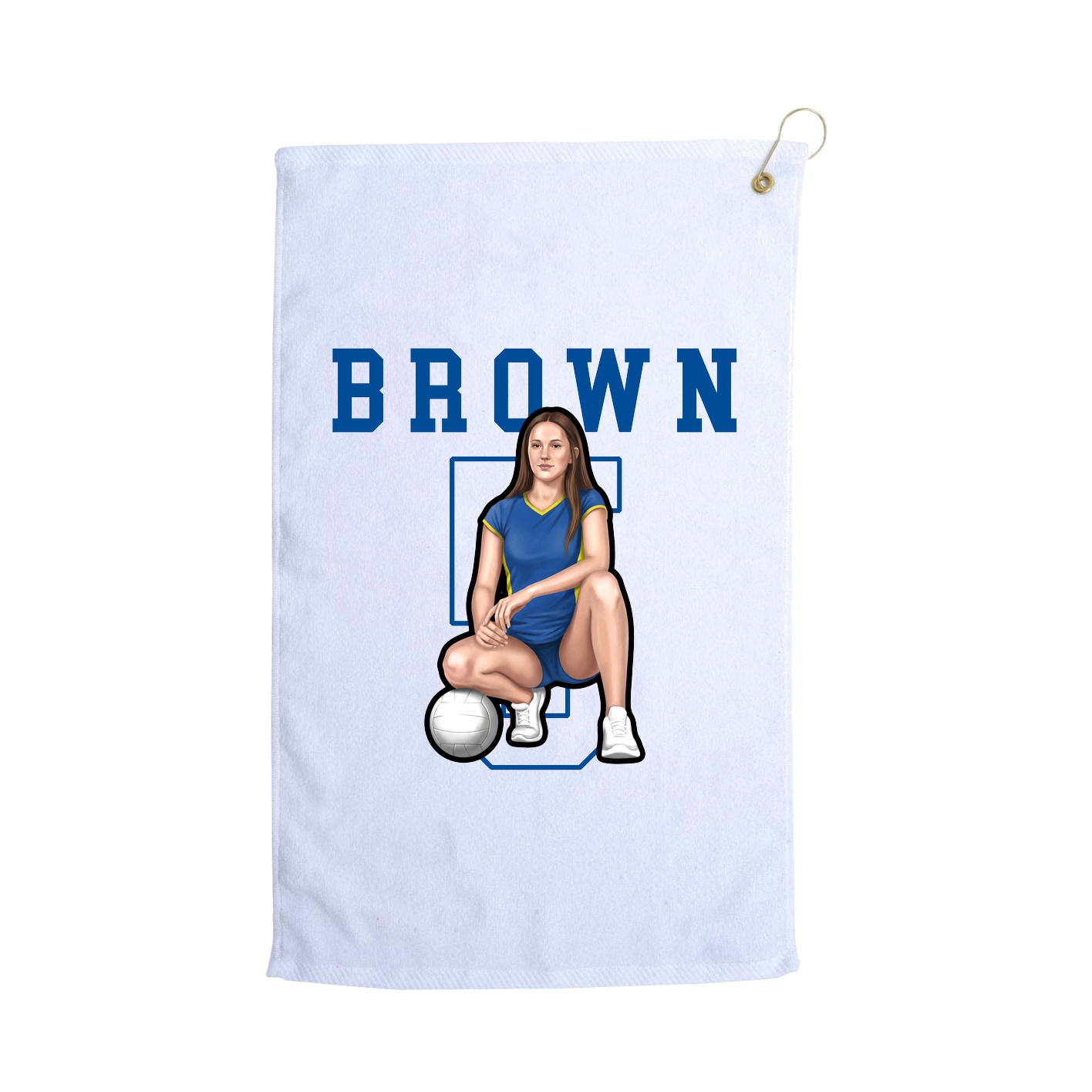 Golf Towel — Shirsey in White