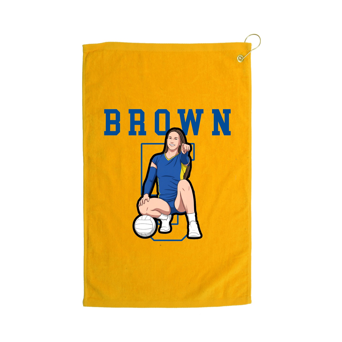 Golf Towel — Shirsey in Gold