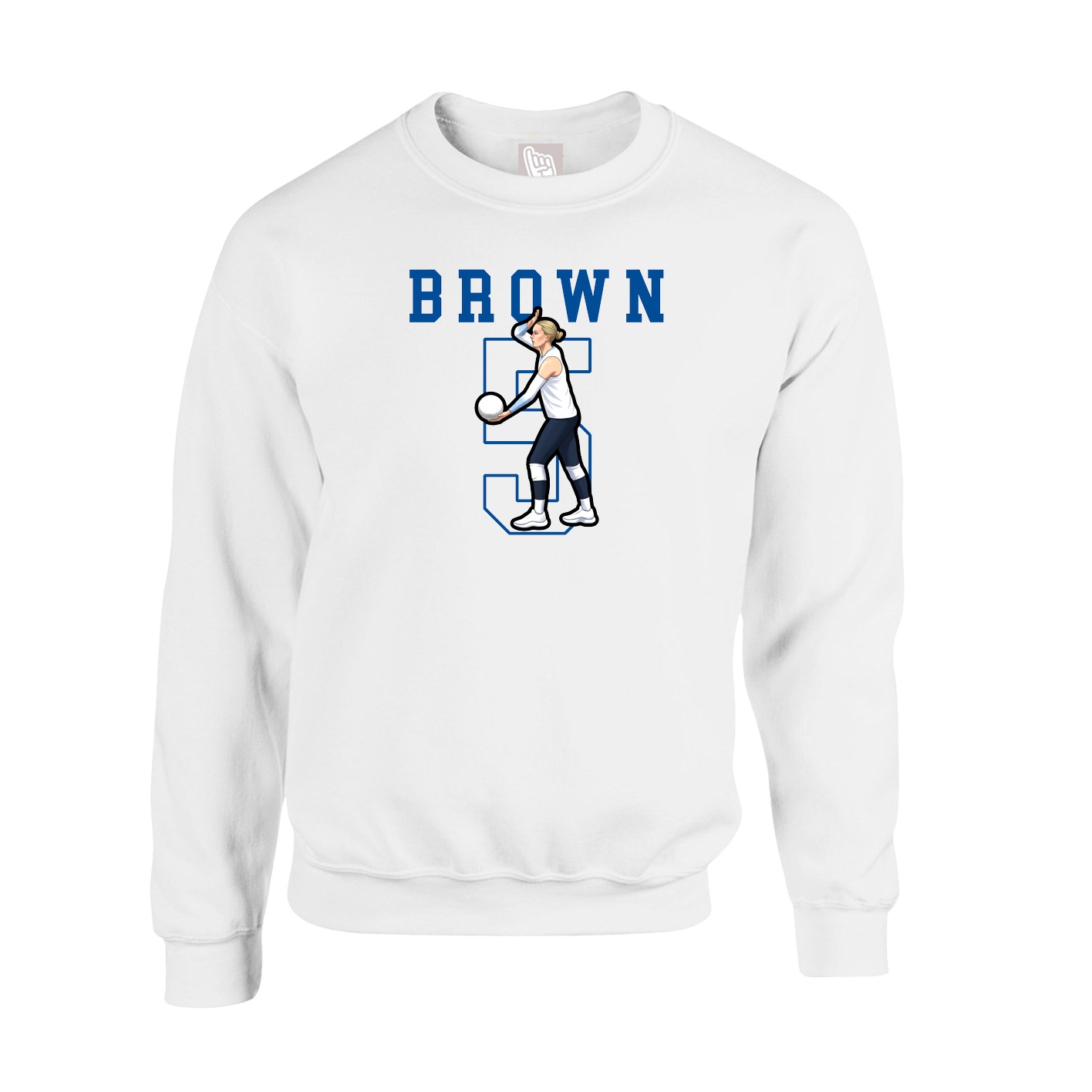 Fleece Crew — Shirsey in White
