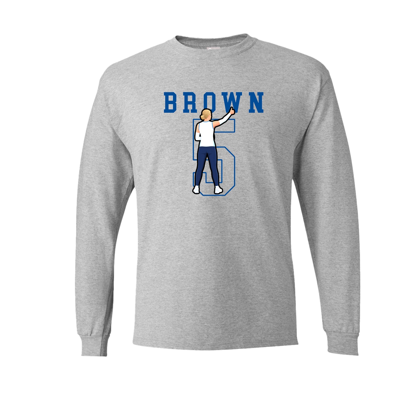 Long Sleeve Tee — Shirsey in Grey