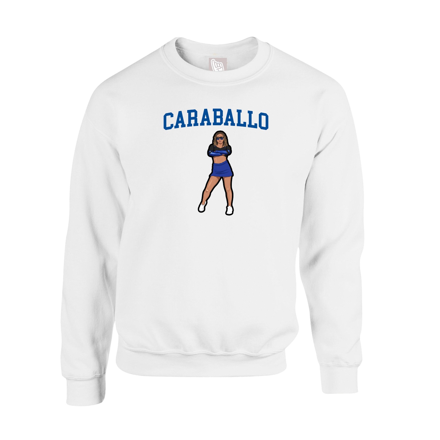 Fleece Crew — Shirsey in White