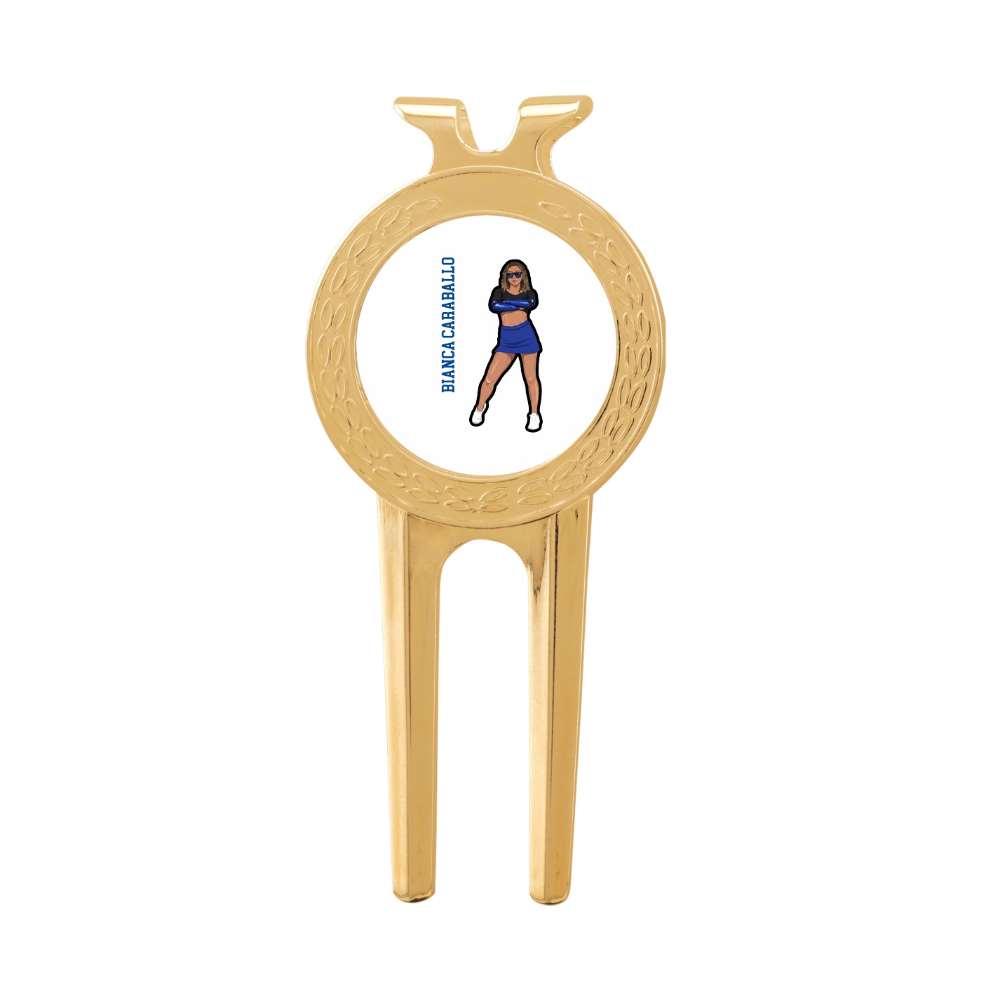 Divot Tool with Ball Marker — Name Vertical in Classic
