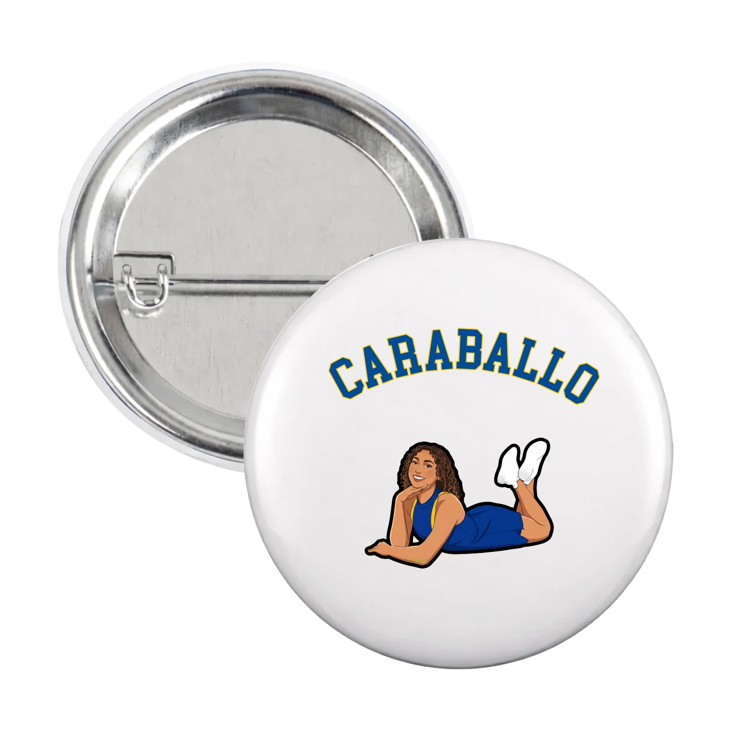 Game Day Button — Shirsey Arch in White