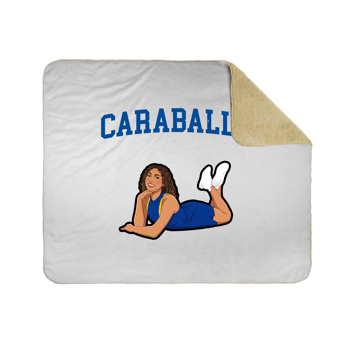 Throw Blanket — Shirsey in White