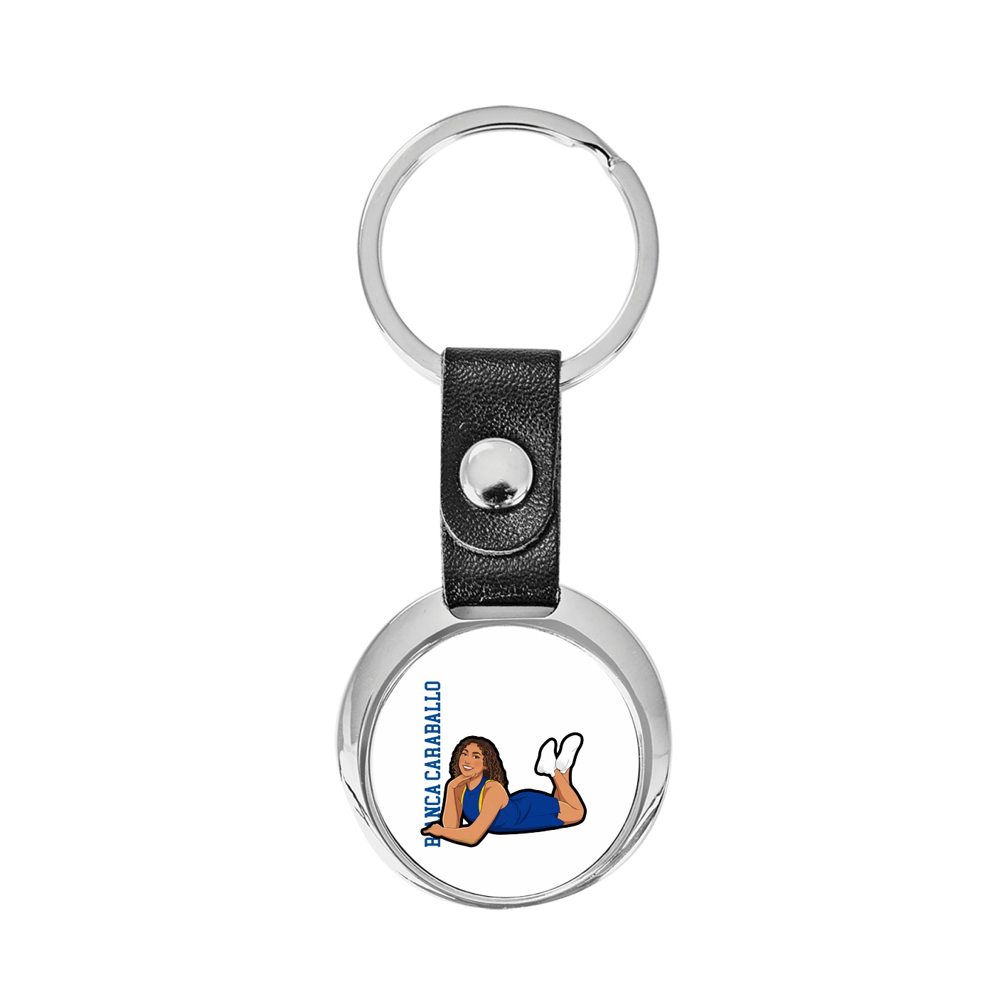 Key Chain — Name Vertical in Classic
