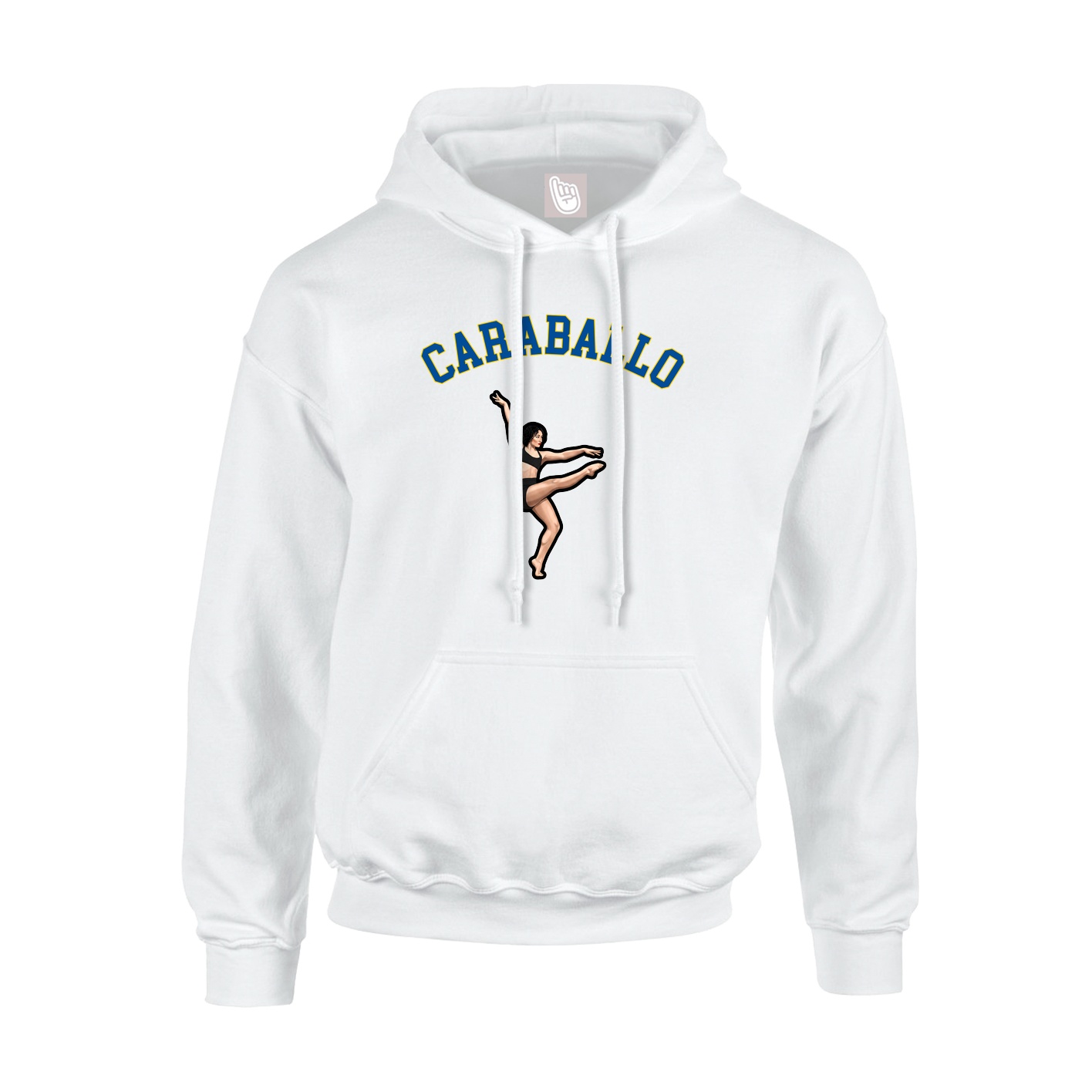 Hoodie — Shirsey Arch in White