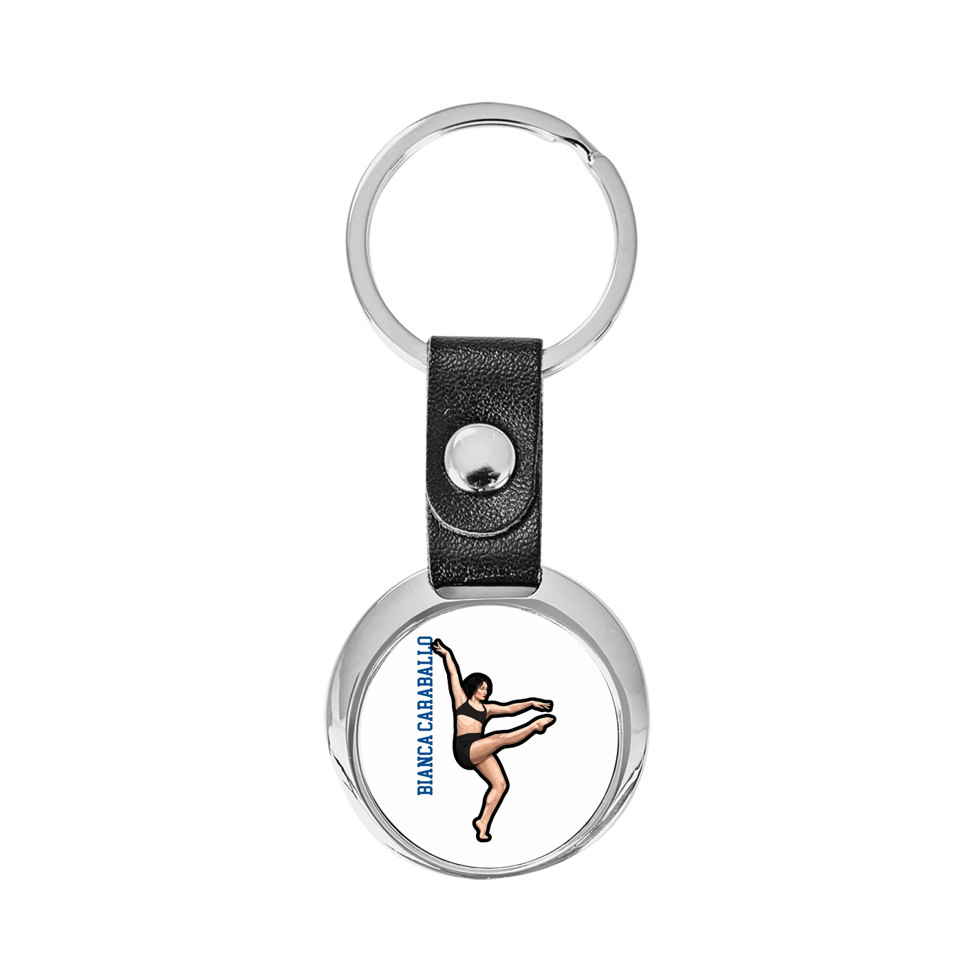Key Chain — Name Vertical in Classic