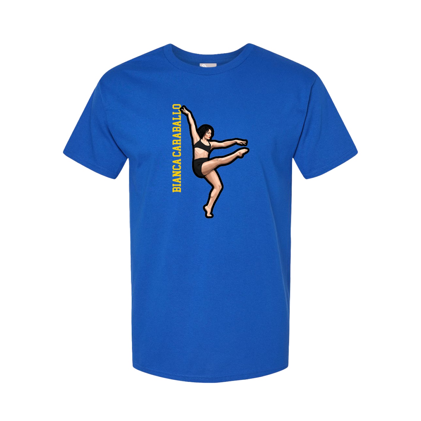 Tee — Name Vertical in Royal