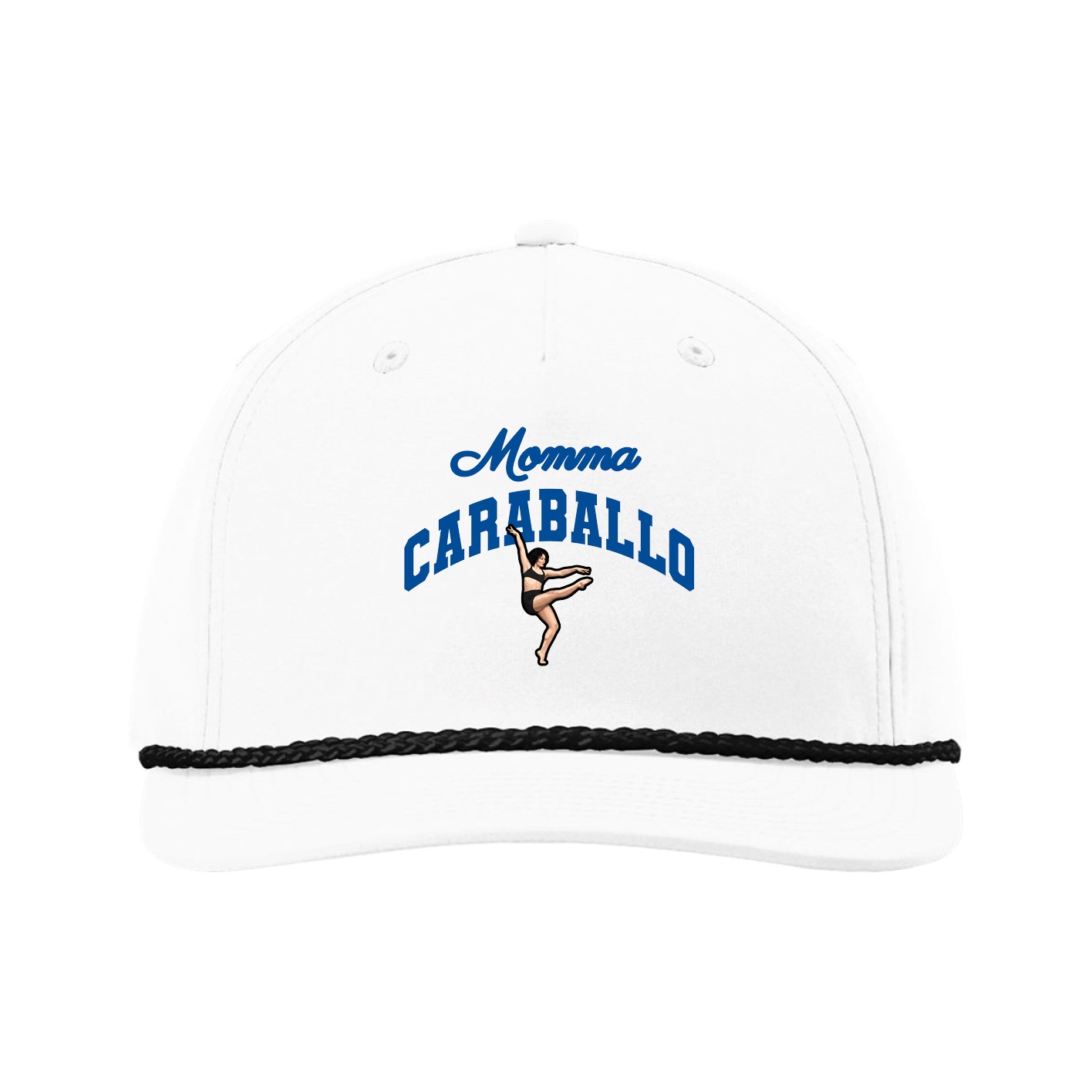 Five-Panel Classic Rope Cap — Mothers Day Arch in White