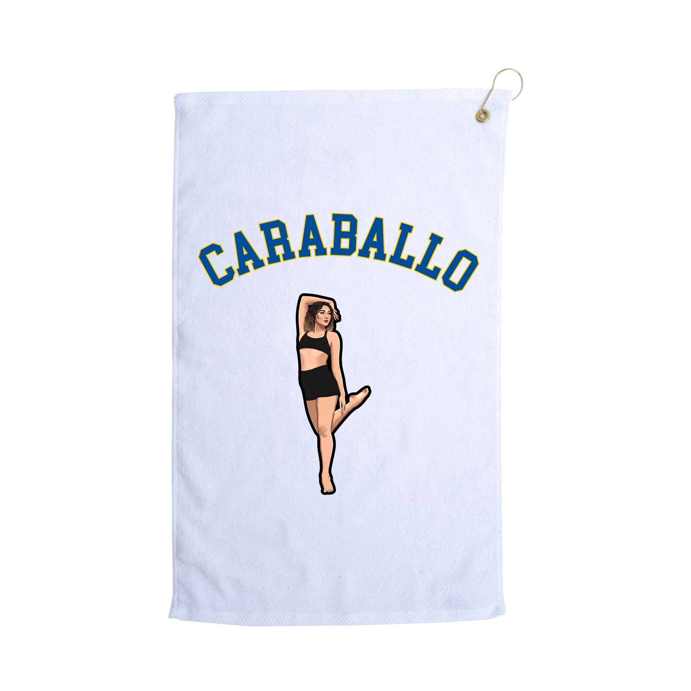 Golf Towel — Shirsey Arch in White