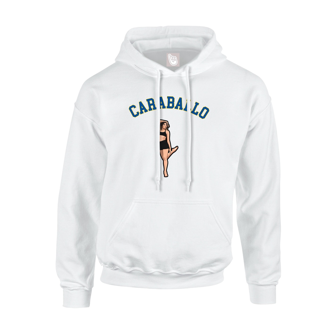 Youth Hoodie — Shirsey Arch in White