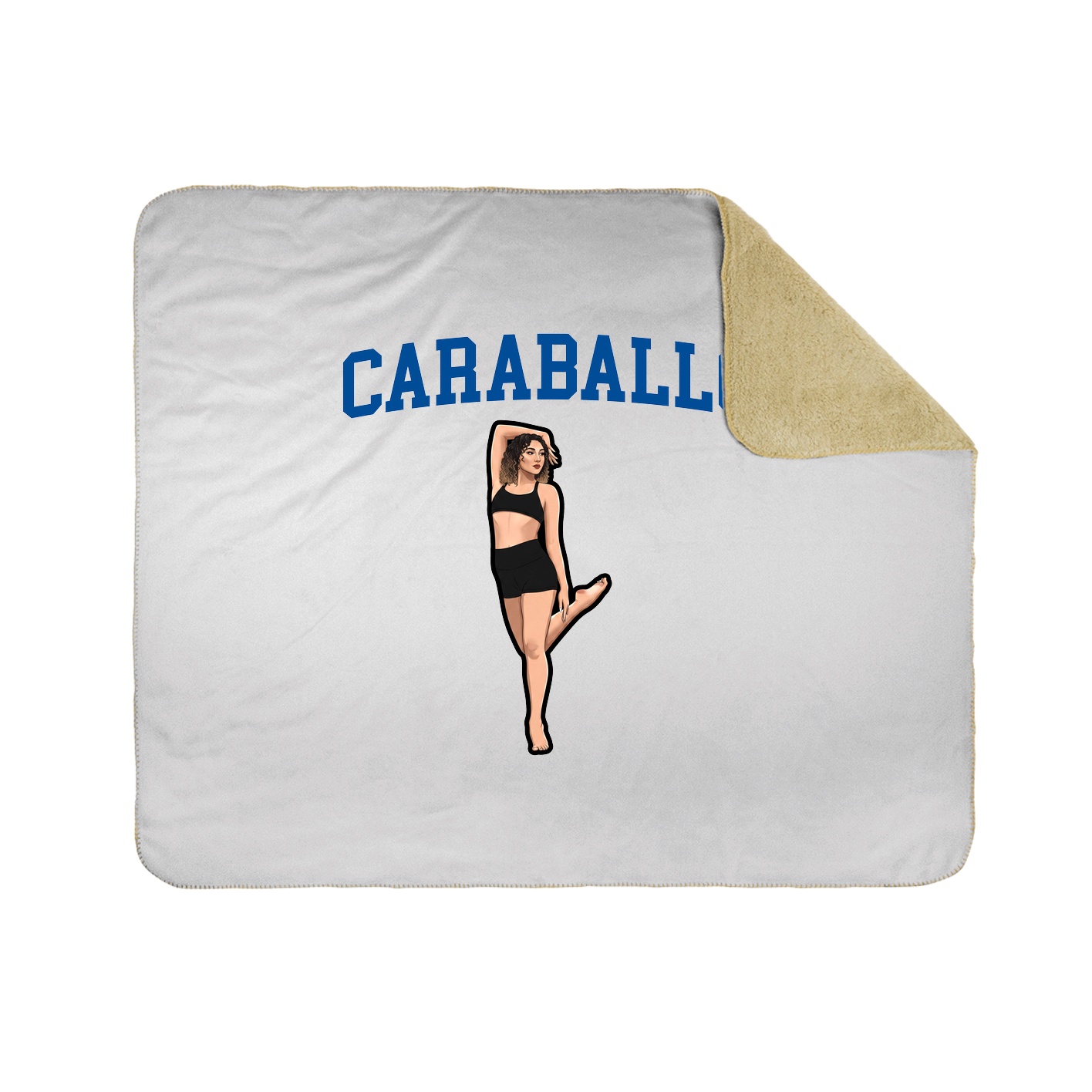 Throw Blanket — Shirsey in White