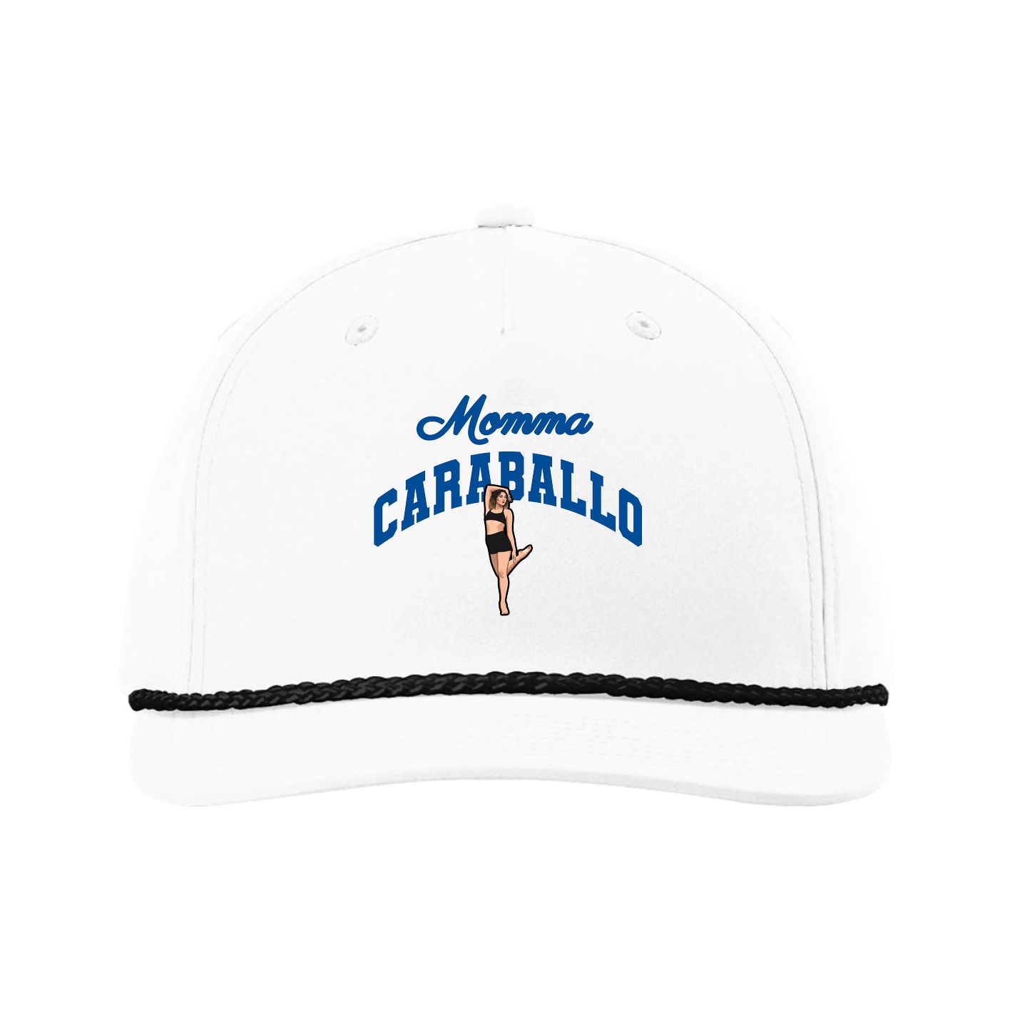 Five-Panel Classic Rope Cap — Mothers Day Arch in White