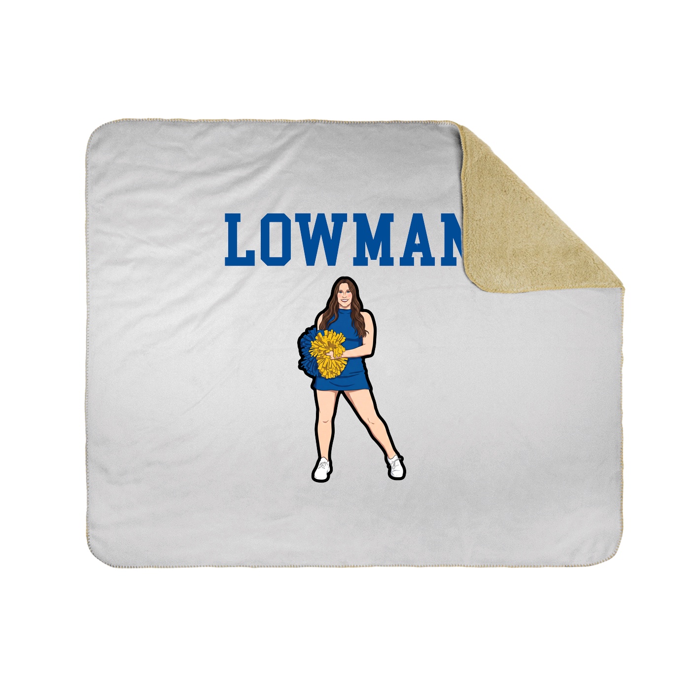 Throw Blanket — Shirsey in White