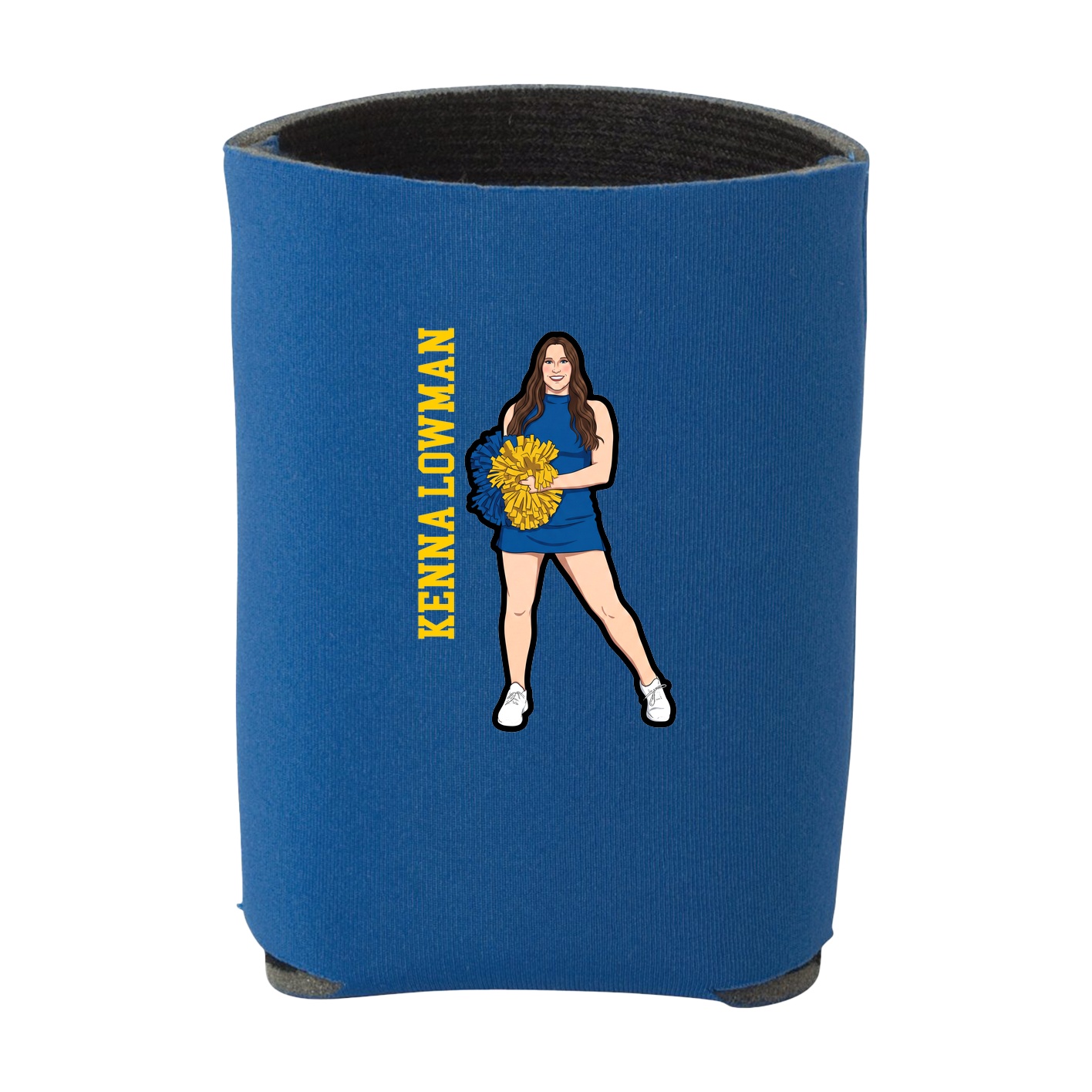 Can Holder — Name Vertical in Royal